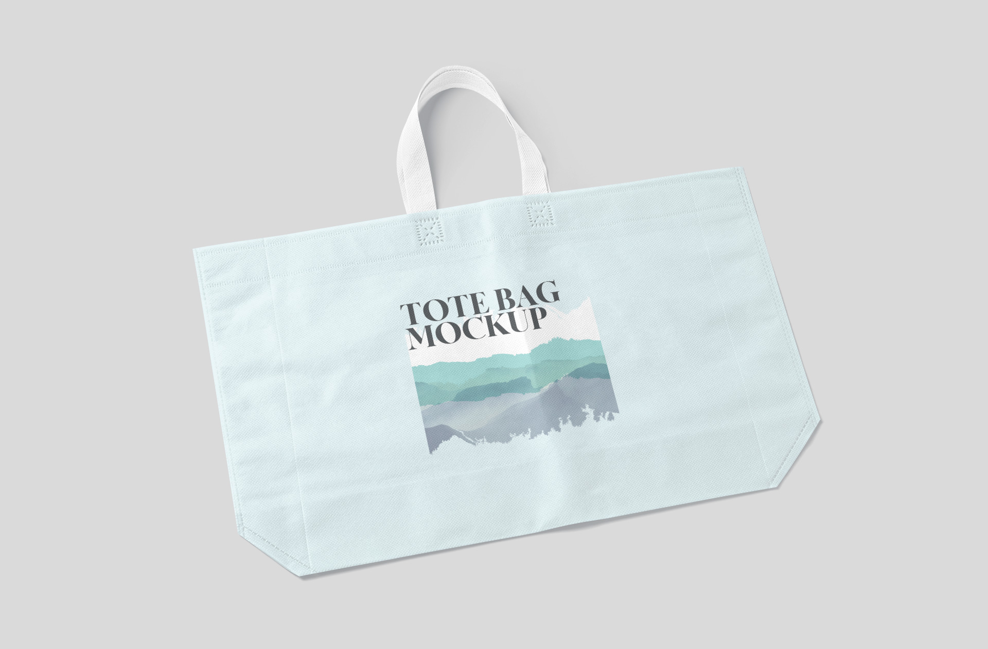Stylish Eco Tote Bag Mockup Realistic PSD