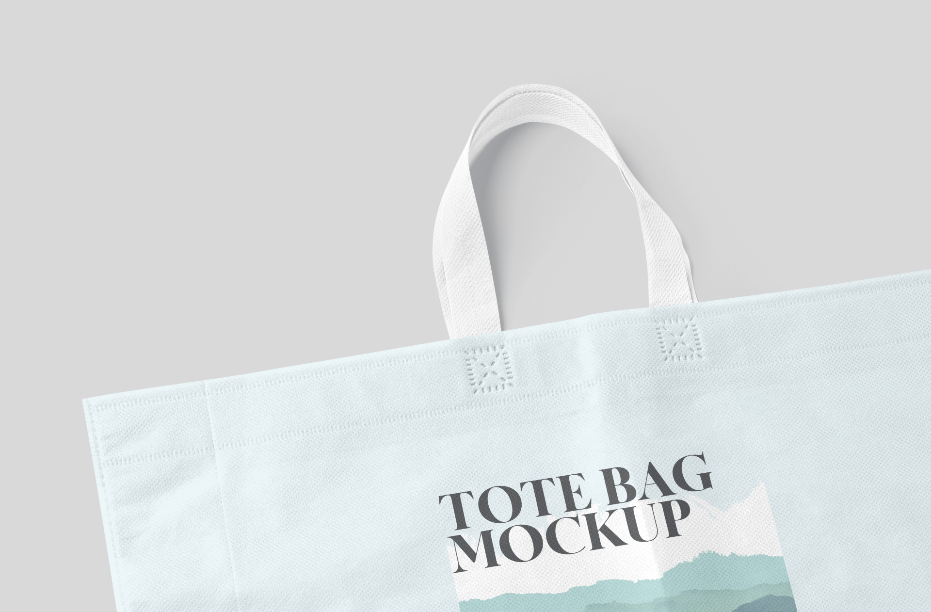 eco tote bag mock-up