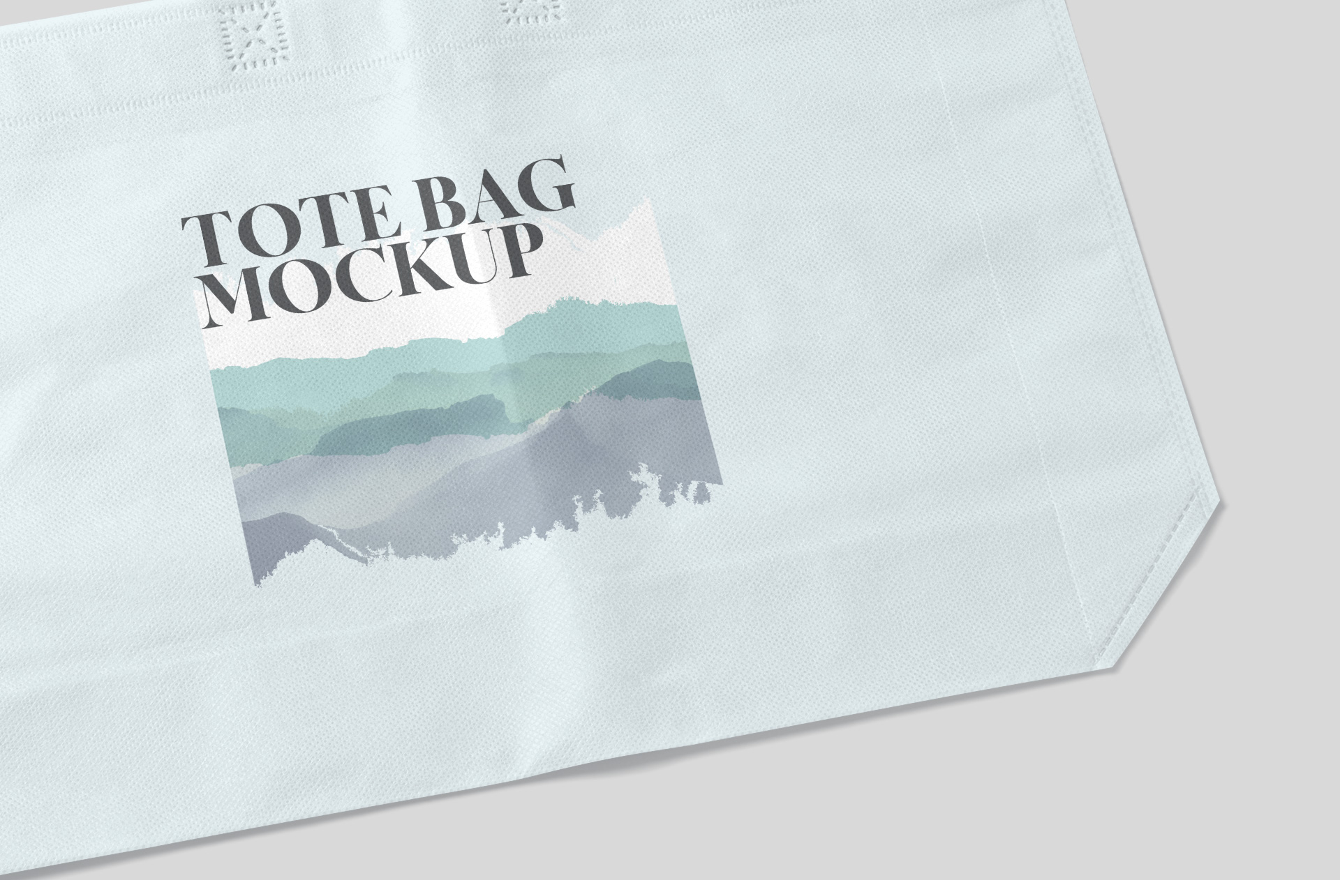 eco tote bag mock-up