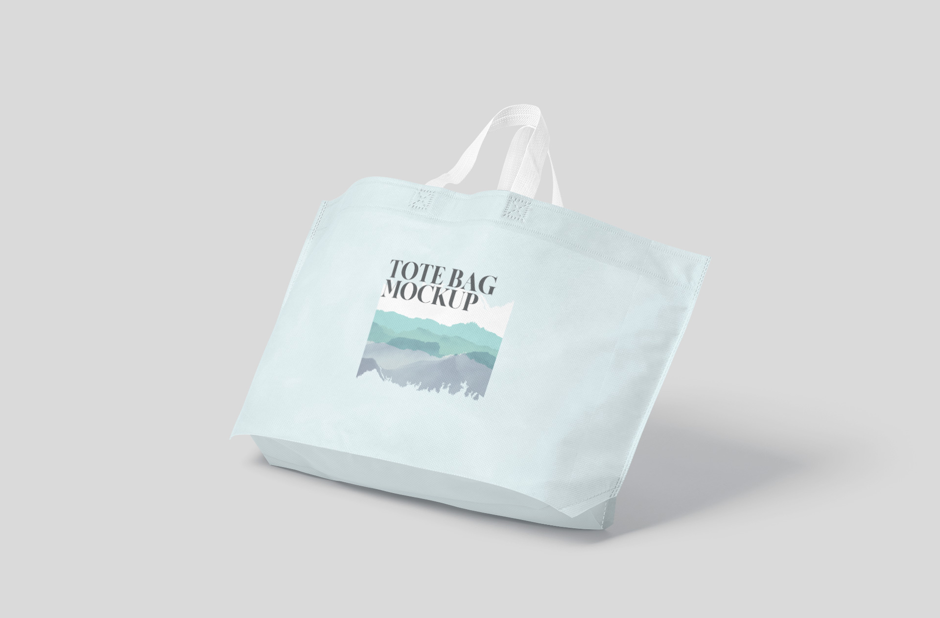 Reusable Tote Bag Mockup Customizable PSD