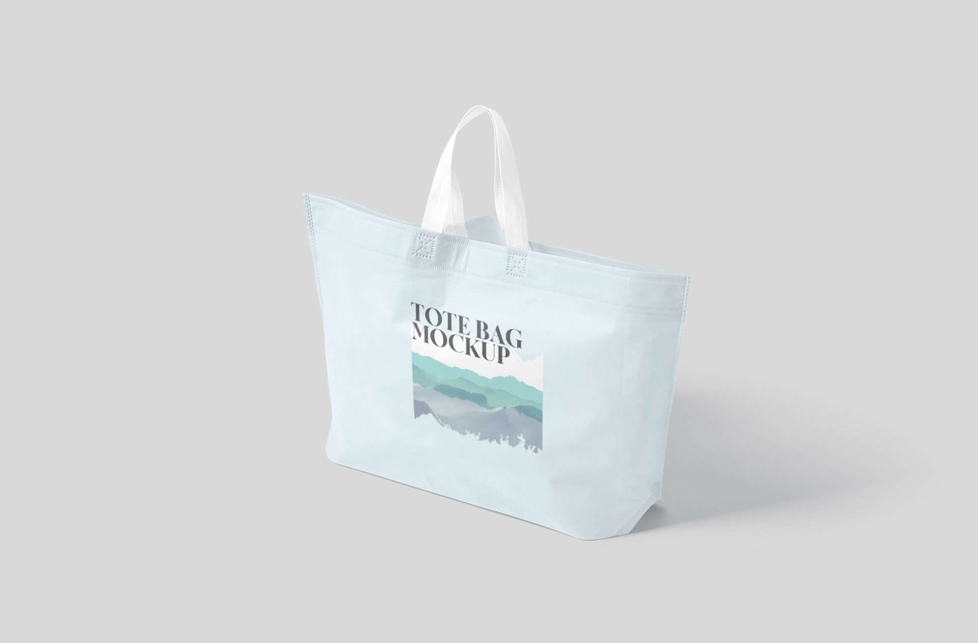 Luxury Fabric Tote Bag Mockup High-Resolution
