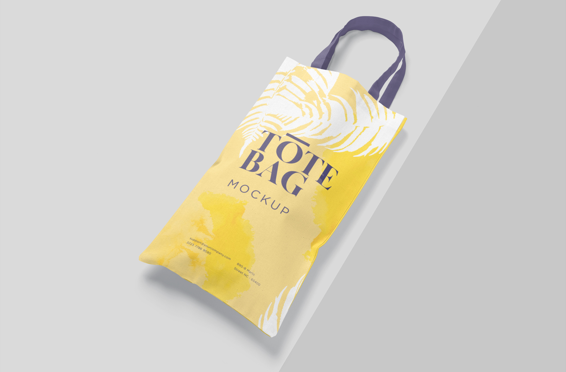 Modern Fabric Tote Bag Mockup for Branding