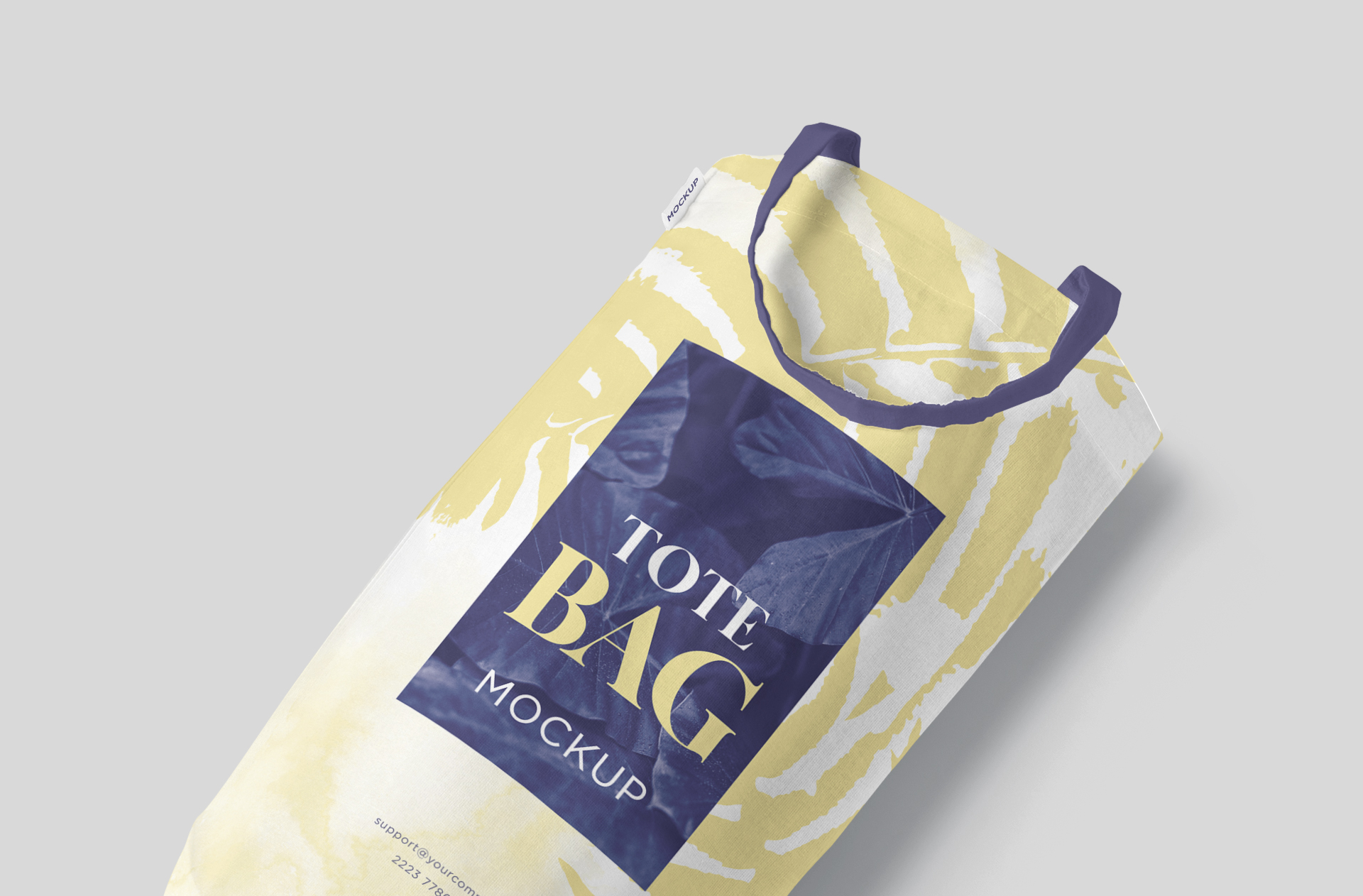 advertising tote bag mock-up