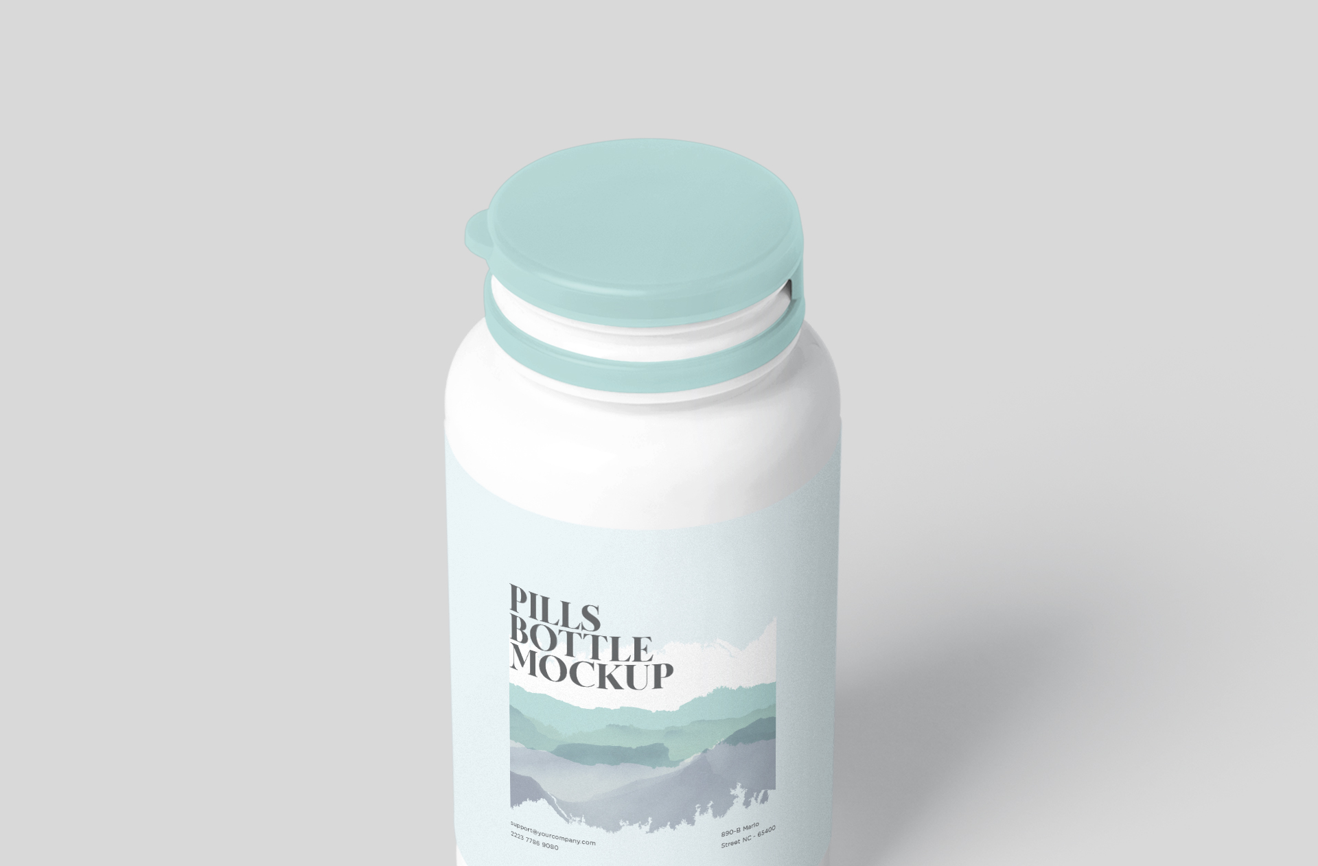 drug packaging mockup