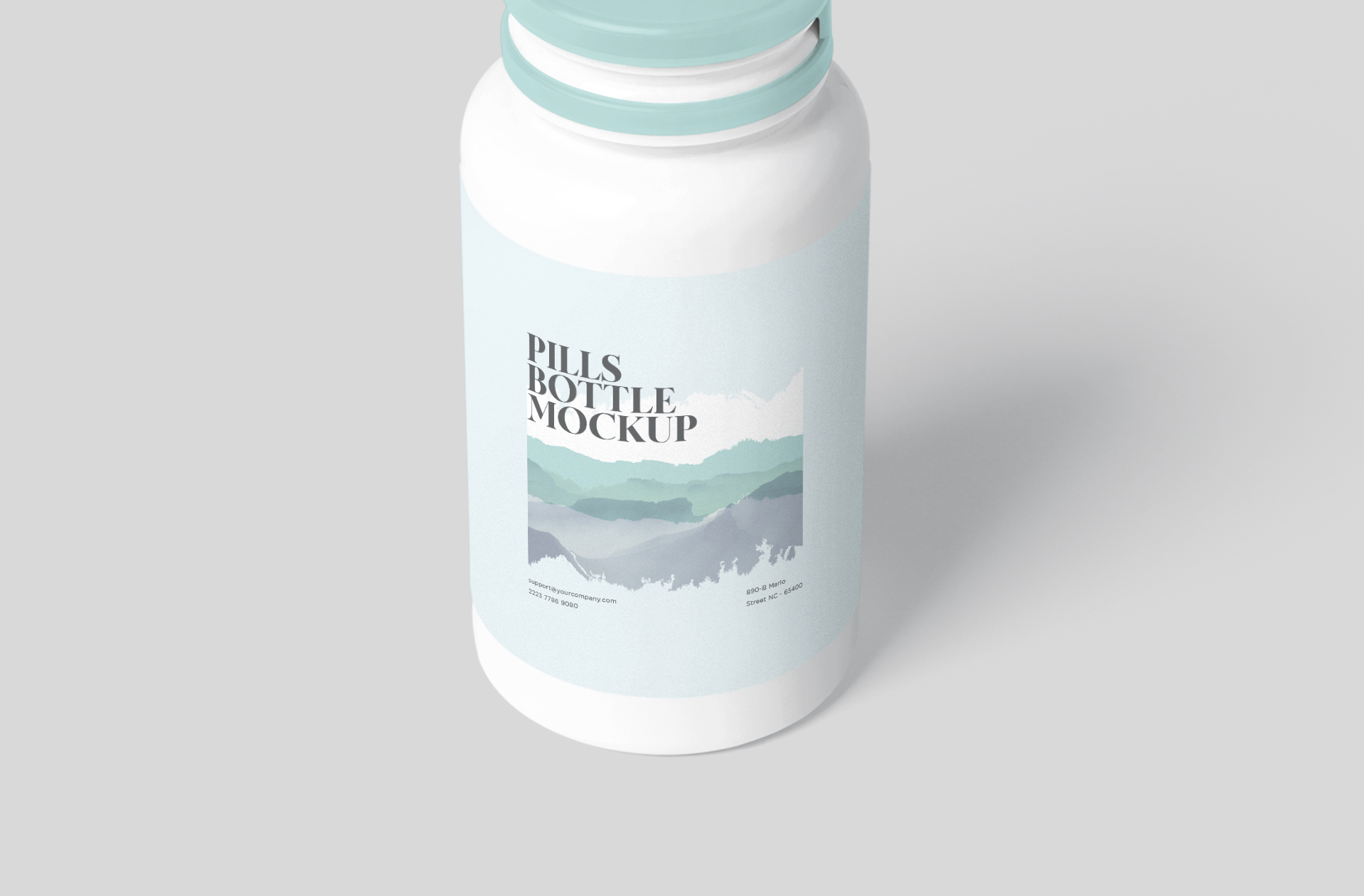 drug packaging mockup