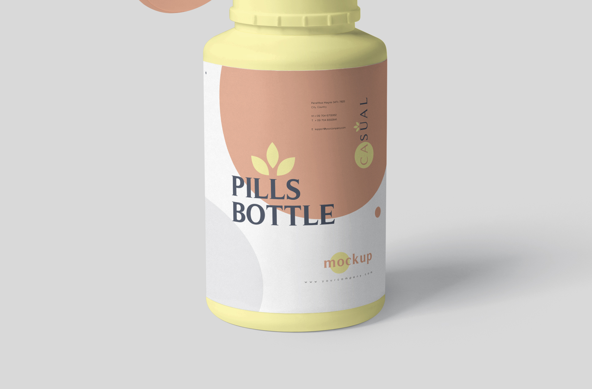 customizable bottle mock-up