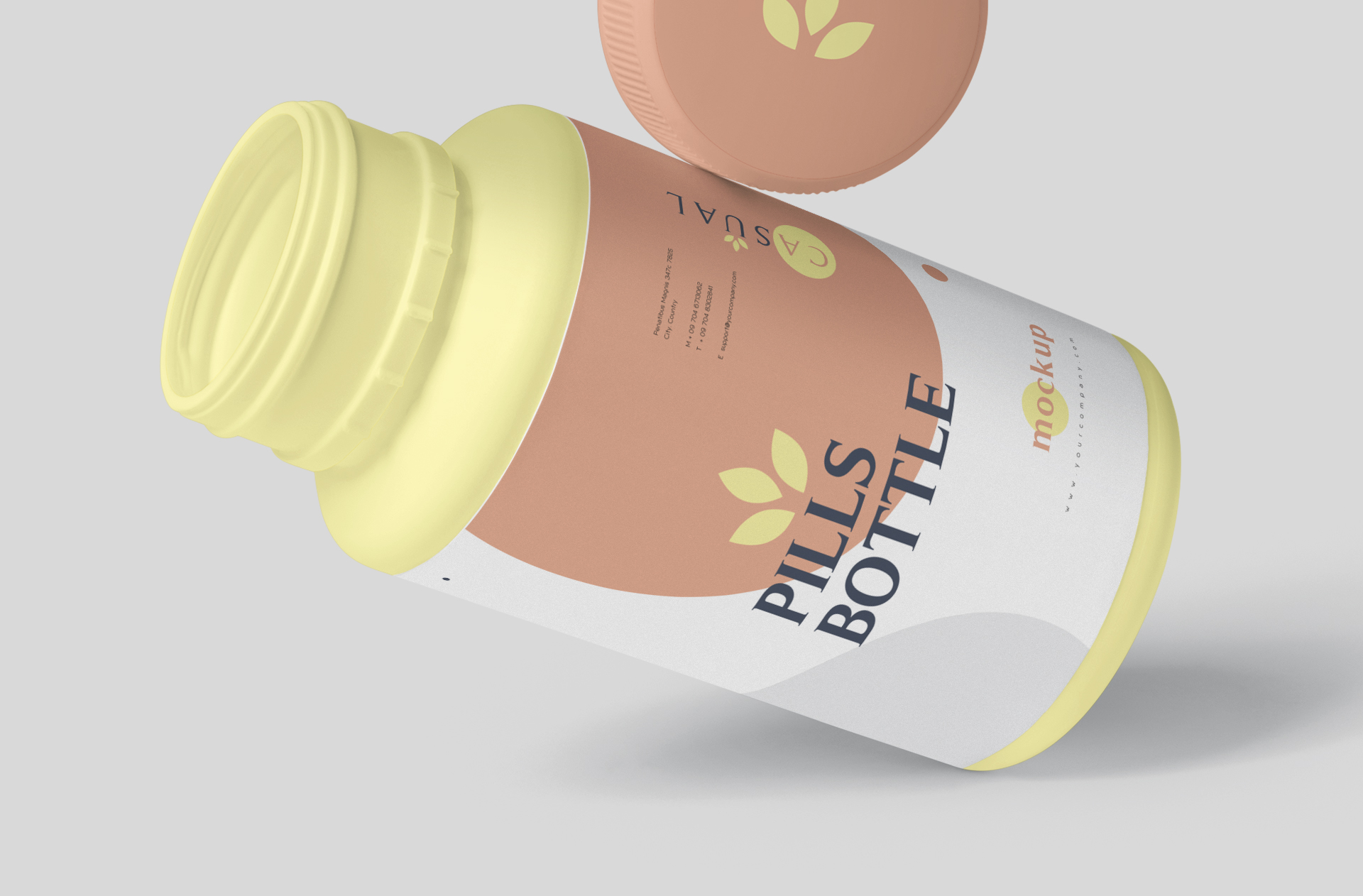customizable pill bottle
