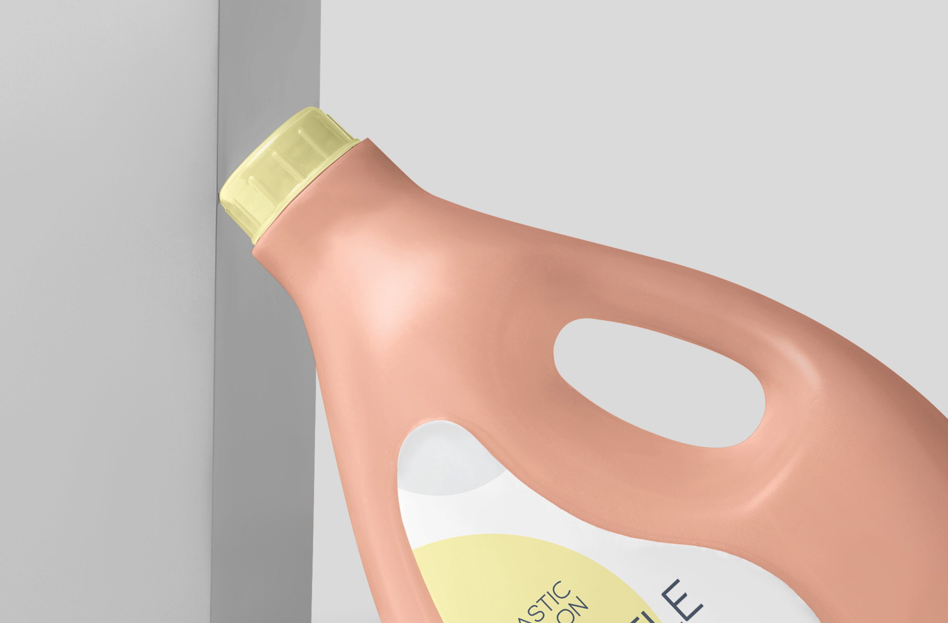 cleaning product bottle mock-up
