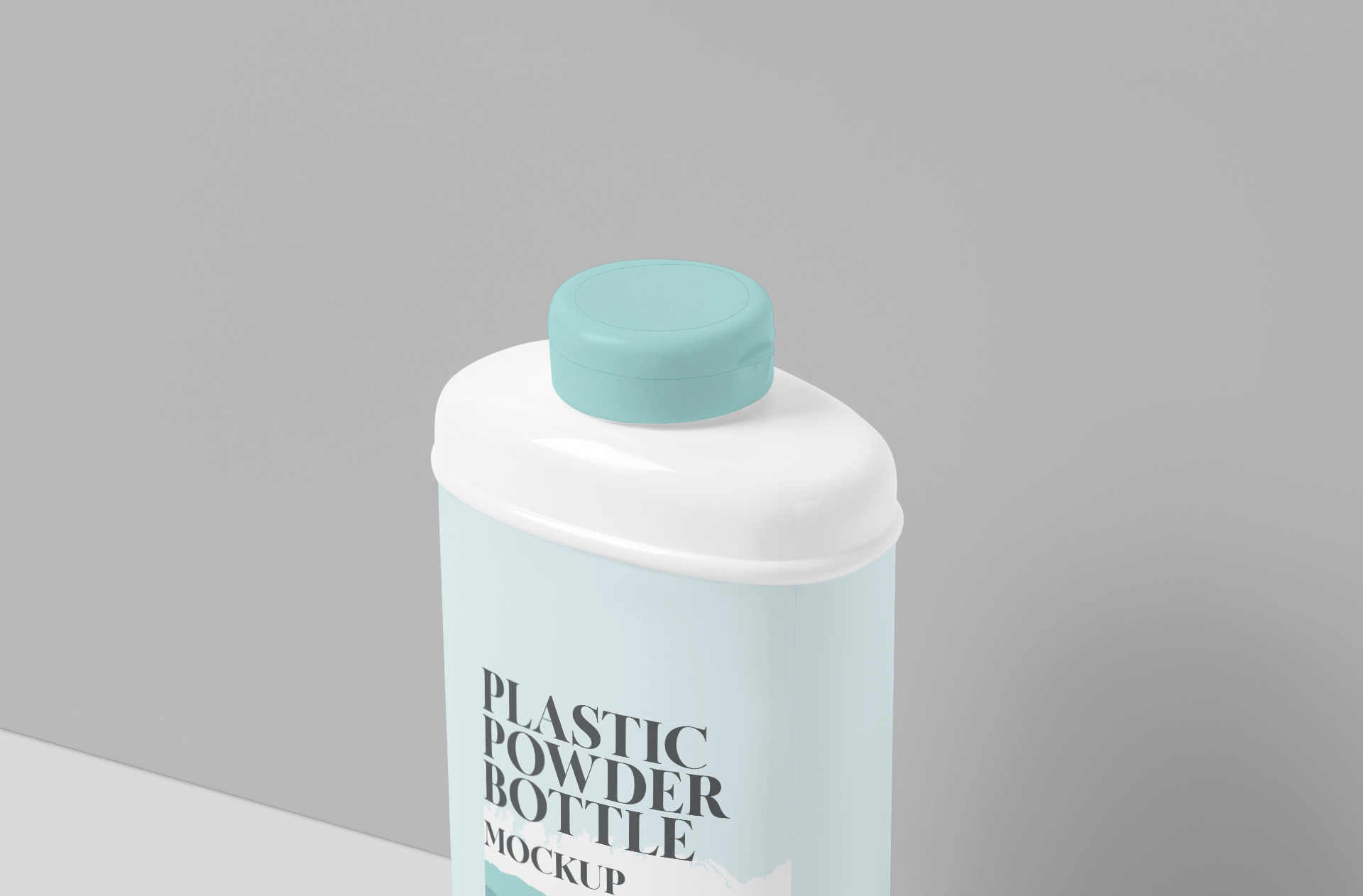 baby powder container mockup