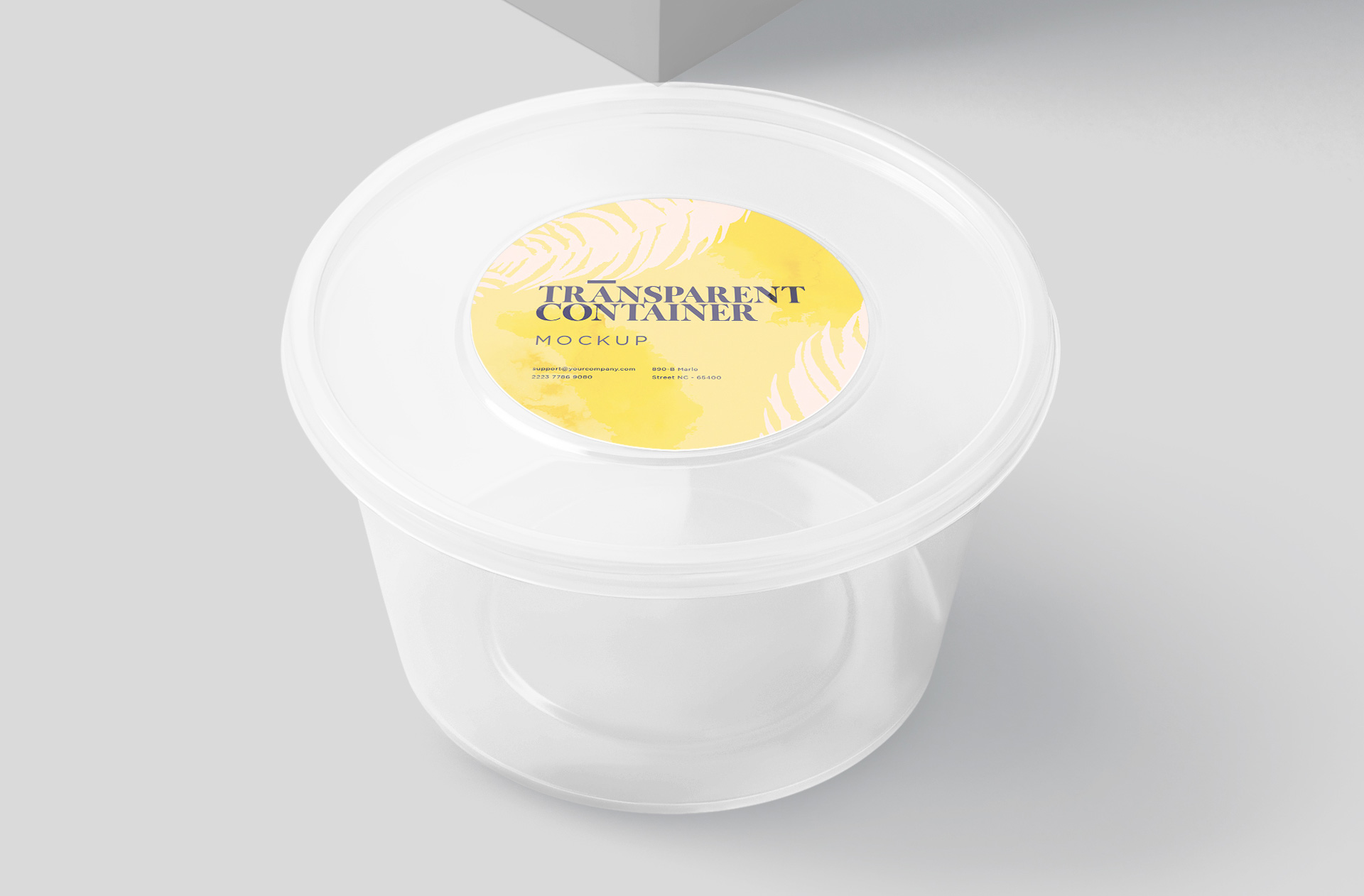bakery packaging mockup