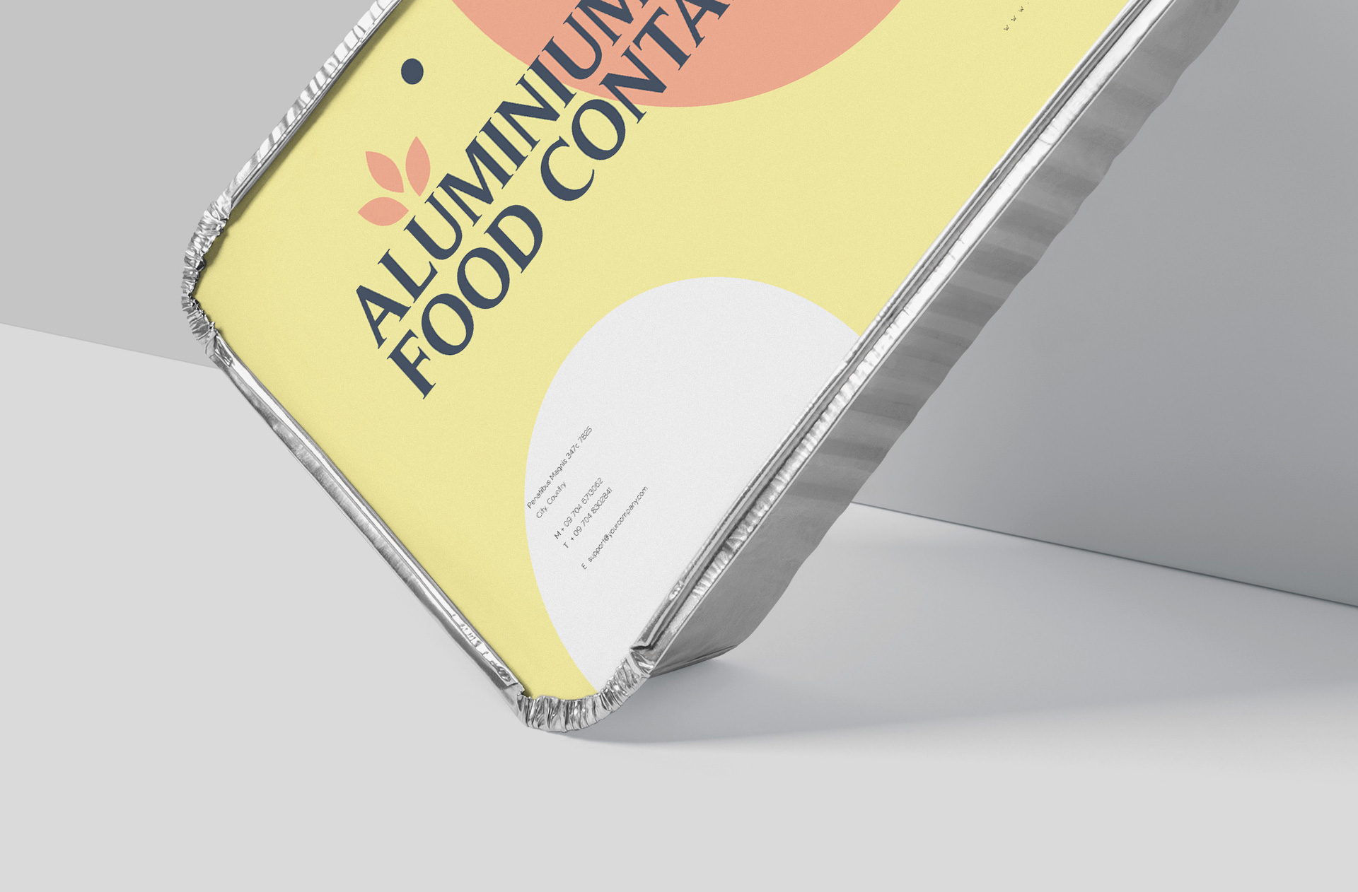 premium food branding mockup