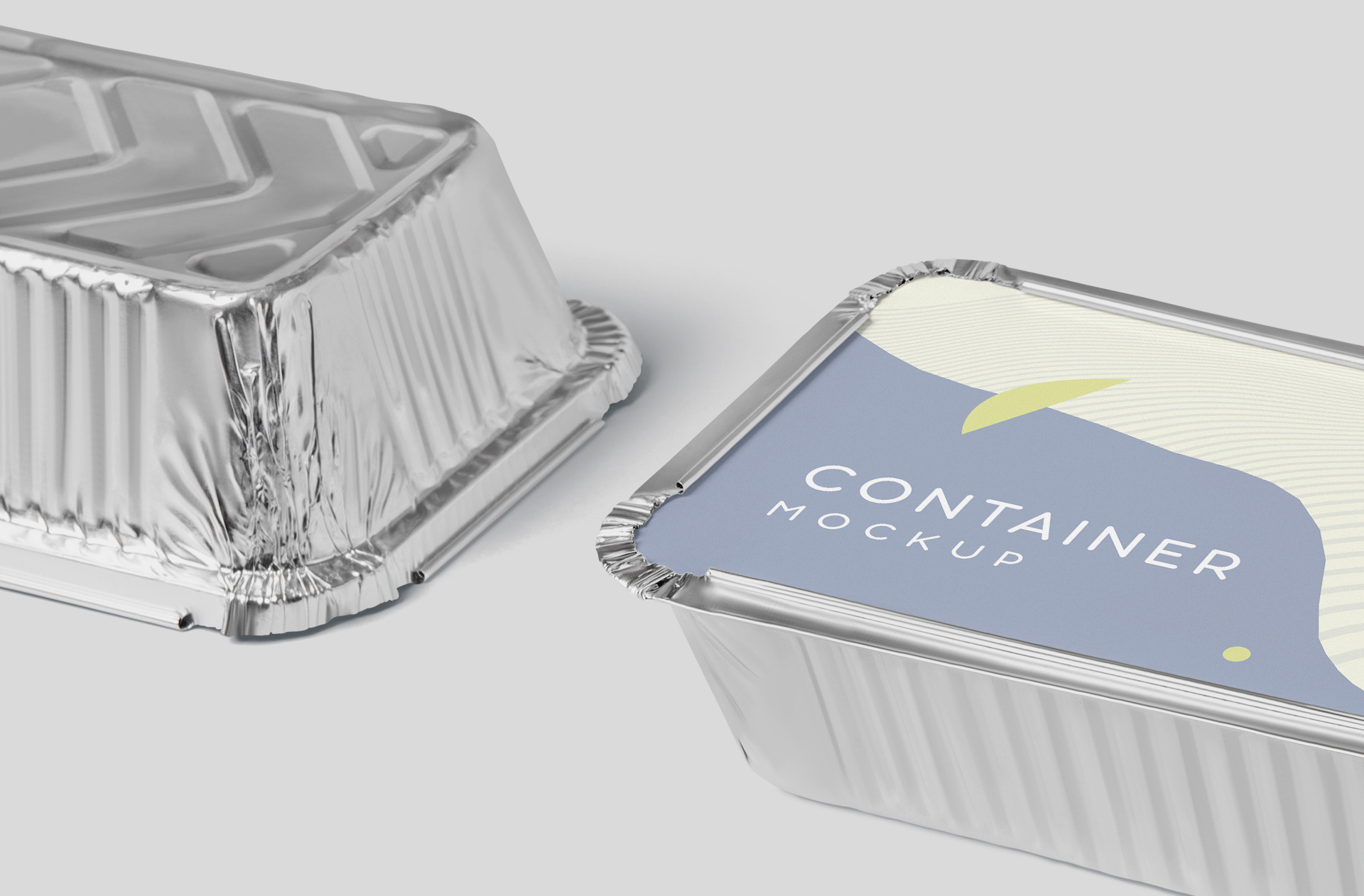 disposable food tray mockup
