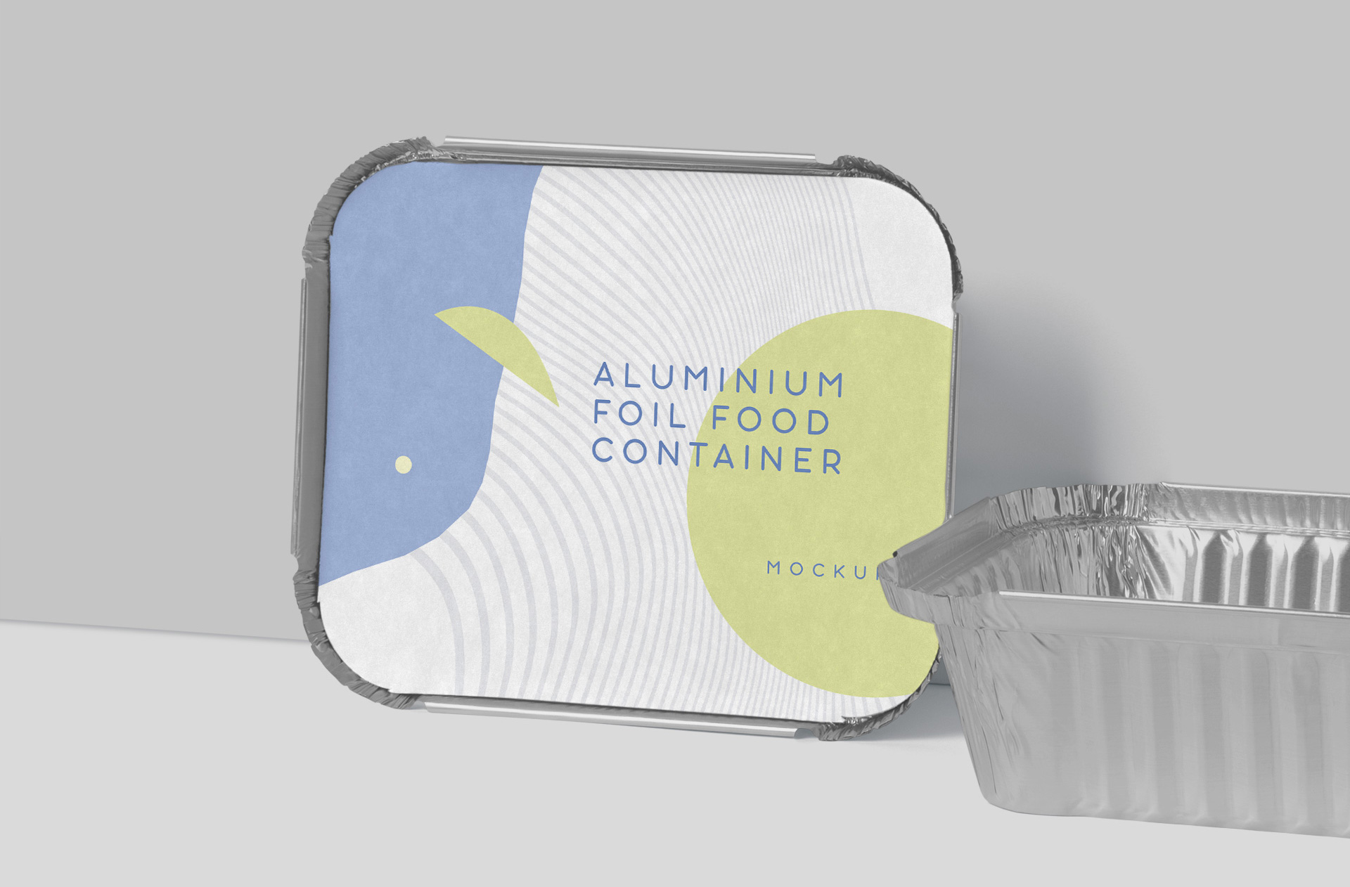 floating food packaging mockup