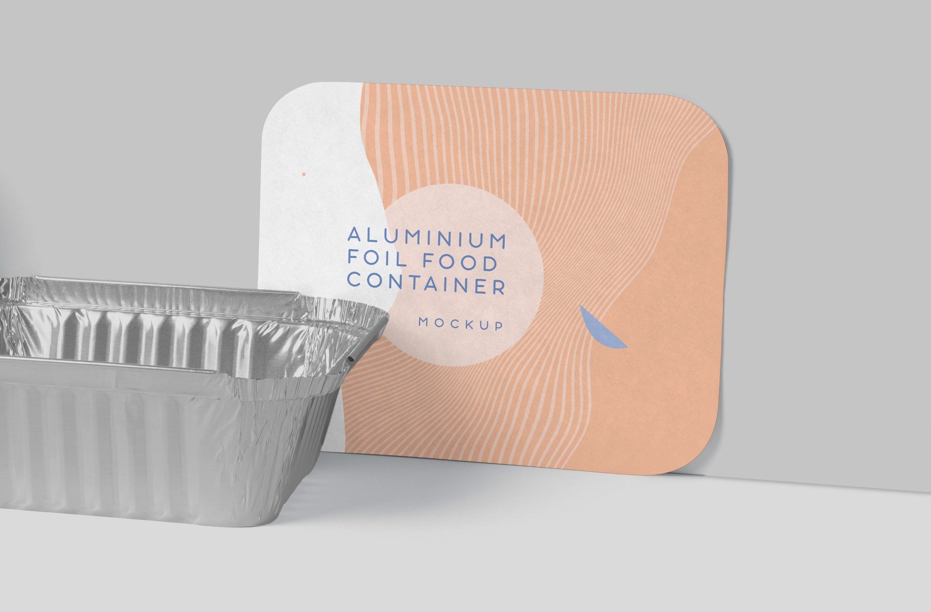 floating food packaging mockup
