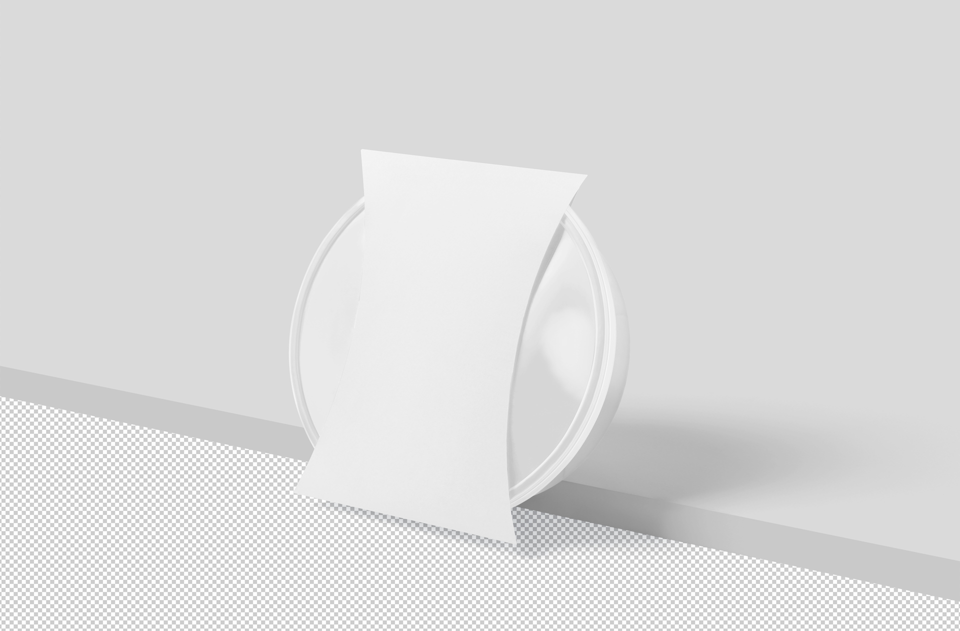 biodegradable packaging mock-up