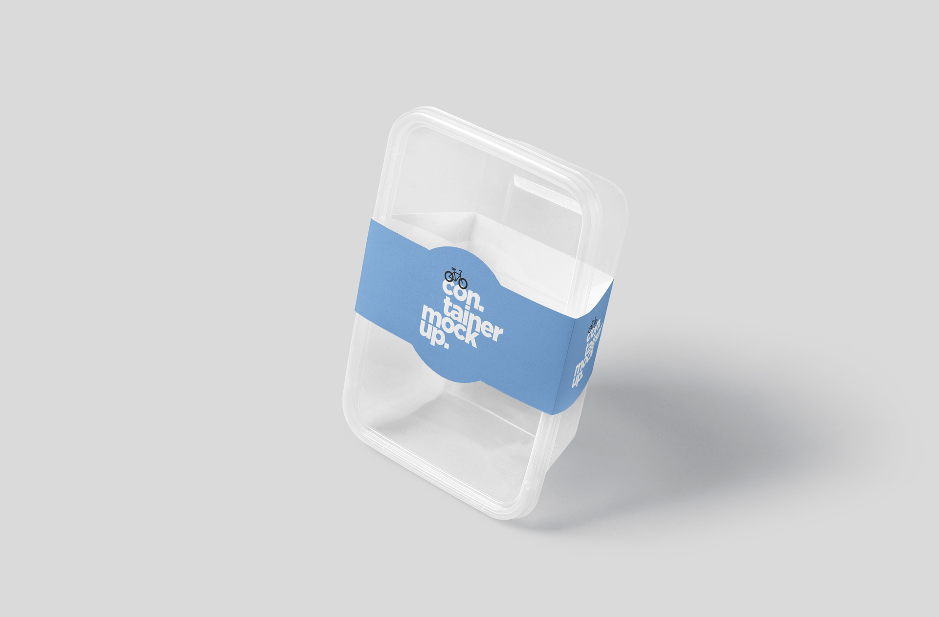 Disposable Plastic Meal Box Mockup – Modern Design