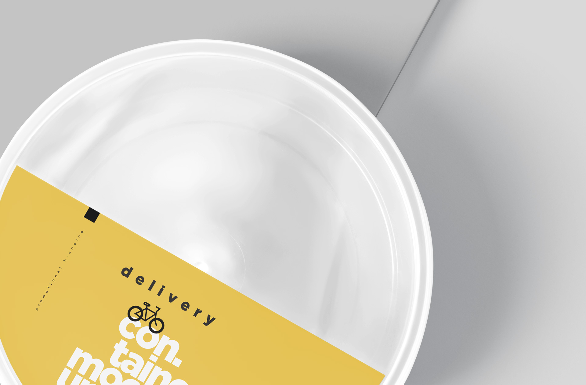 catering container mockup