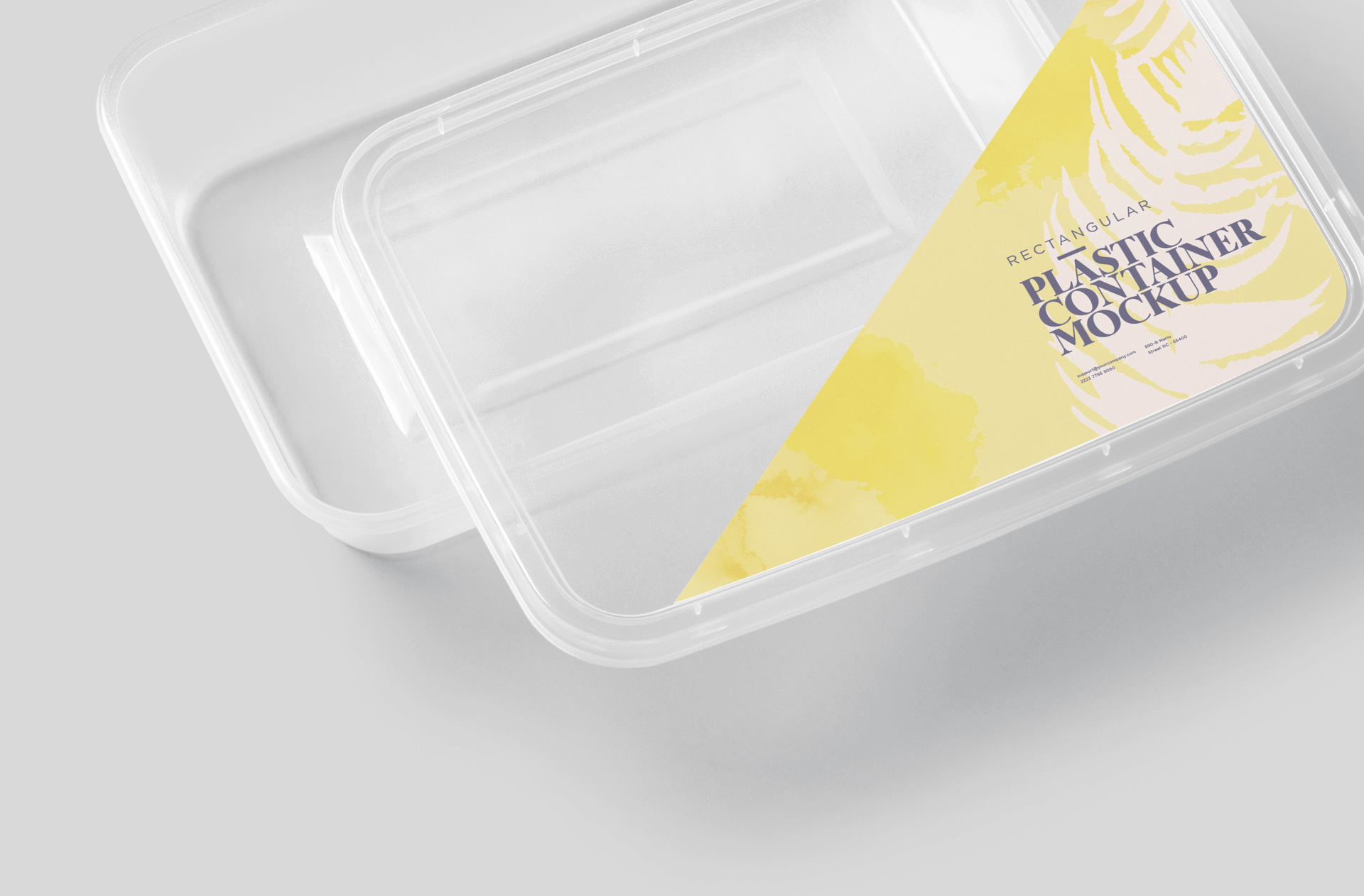 airtight food box mock-up