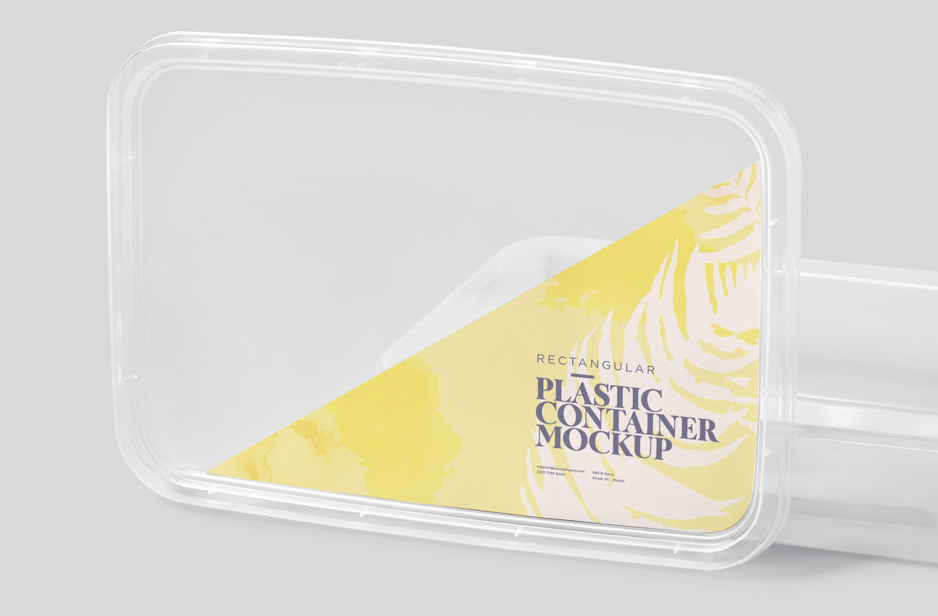 airtight plastic container