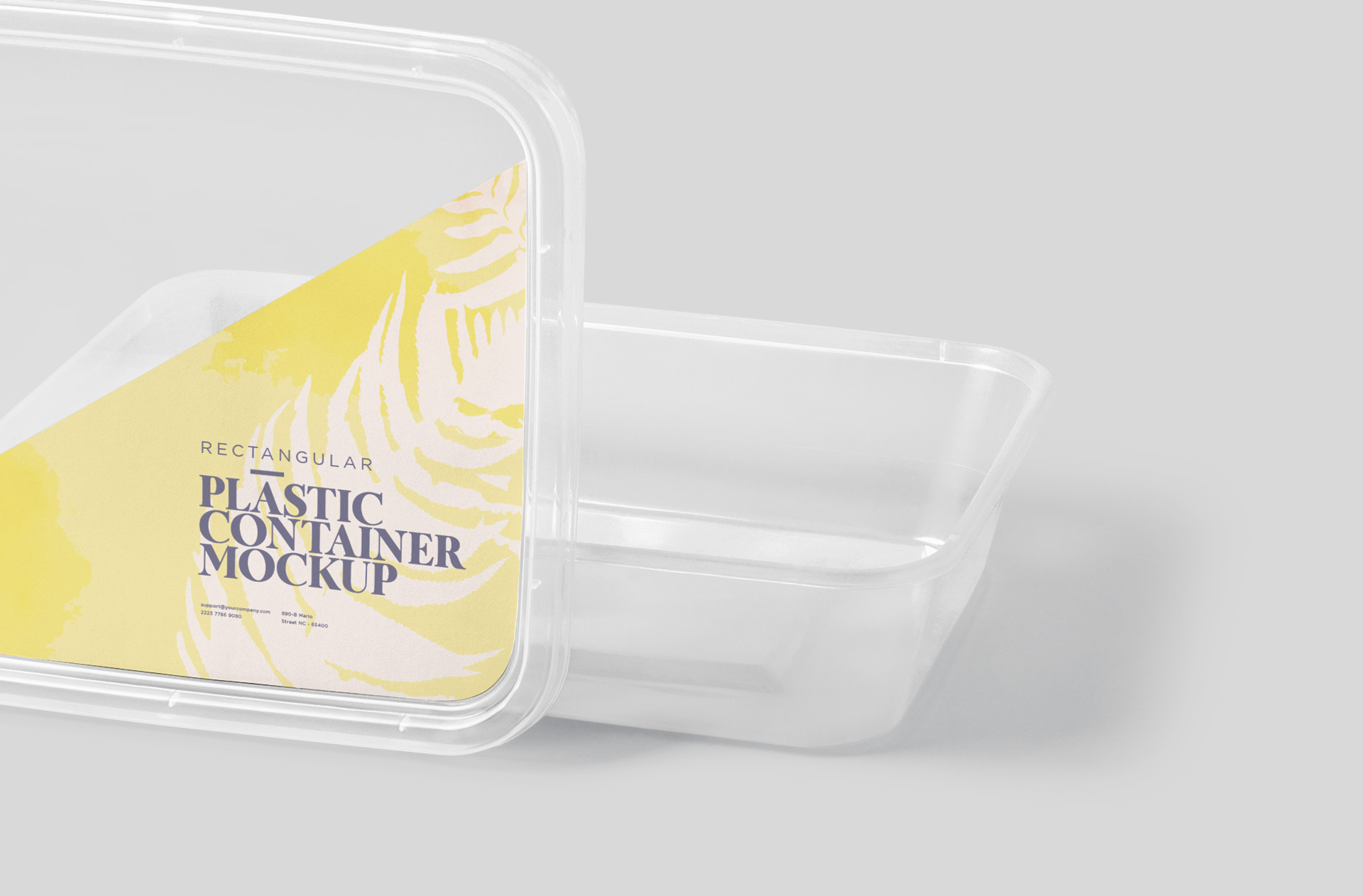 airtight plastic container