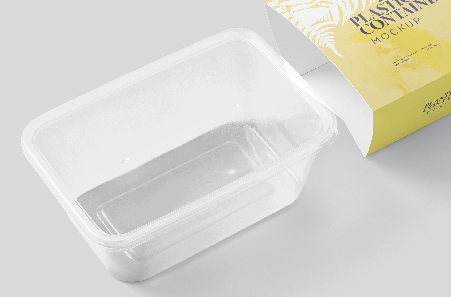 catering container mock-up