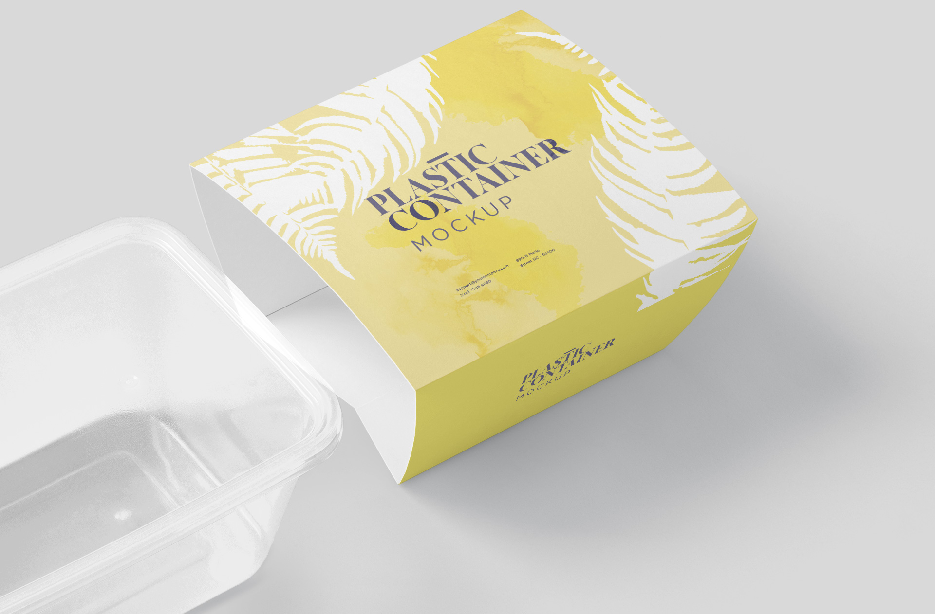 catering container mock-up