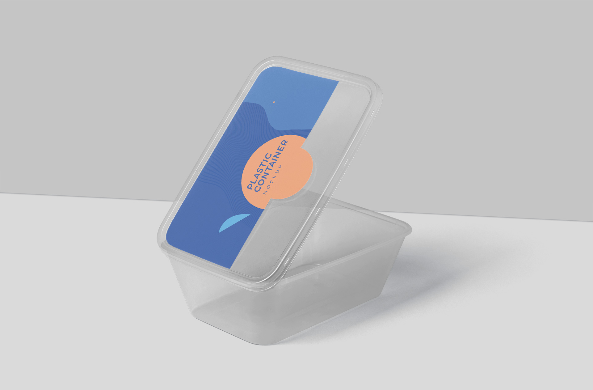 Plastic Meal Prep Container Mockup