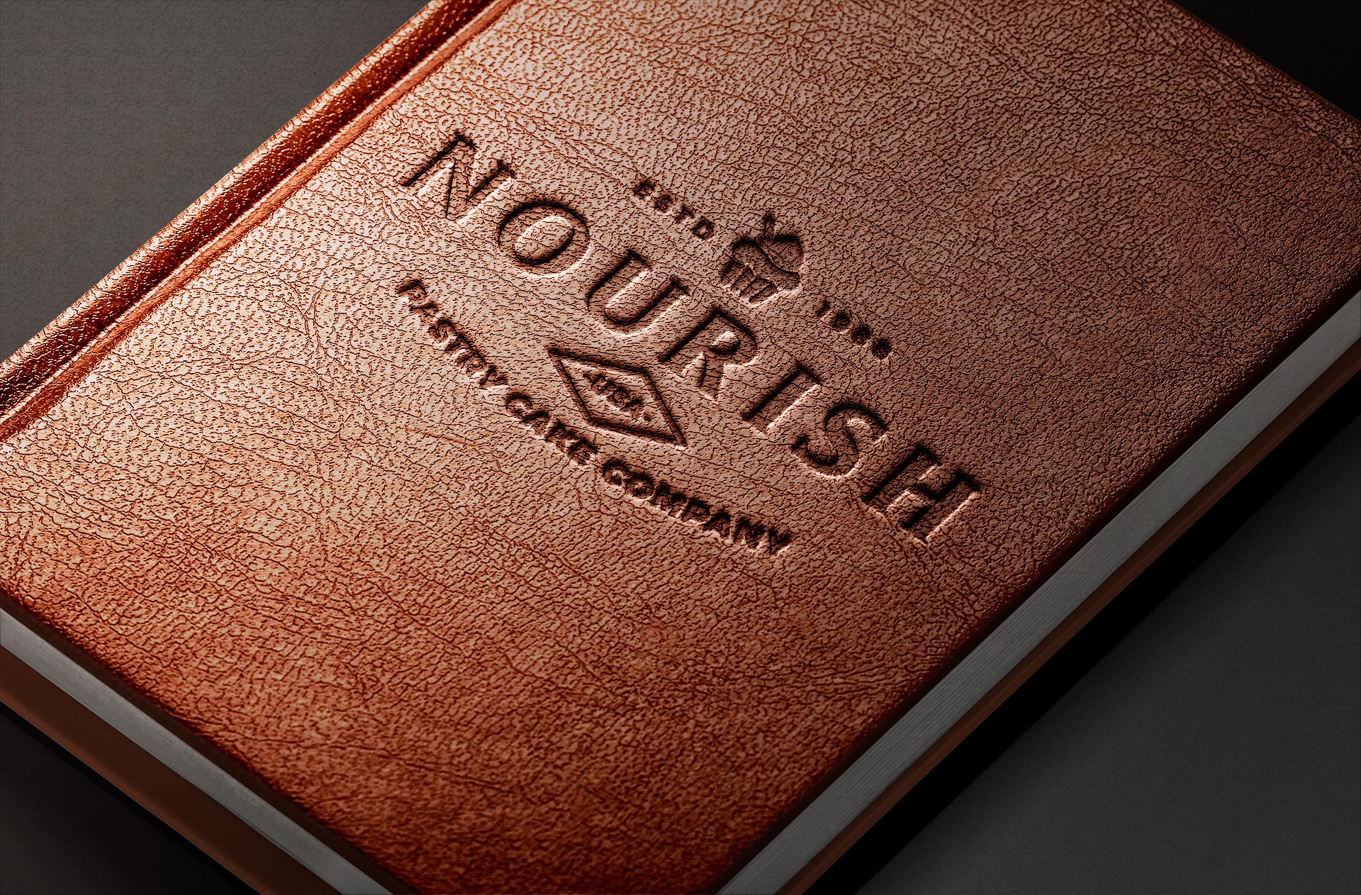 Embossed Leather Logo Mockup for Branding