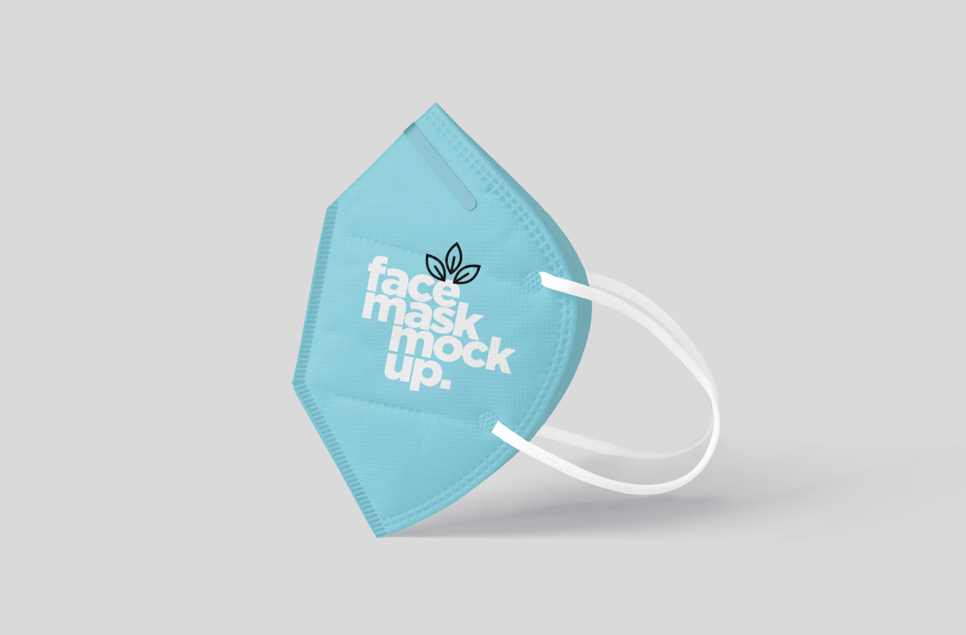 3D KN95 Face Mask Mockup with Smart Objects