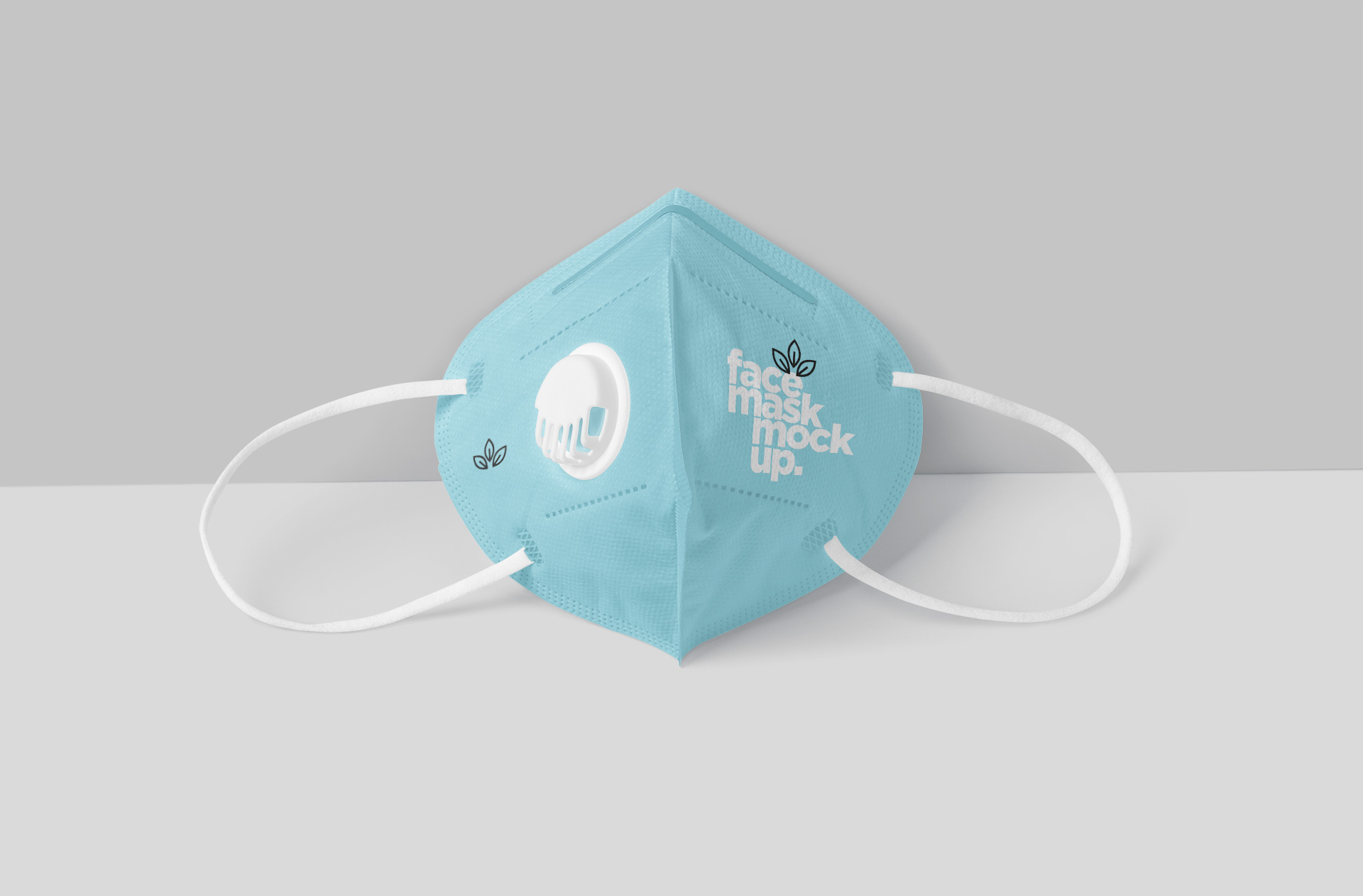Breathable Face Mask Mockup with Valve
