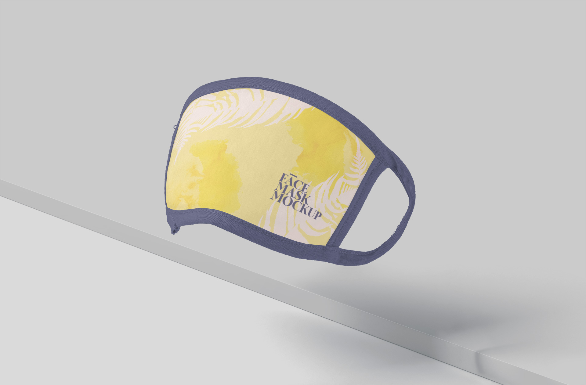 Customizable Cloth Face Mask Mockup
