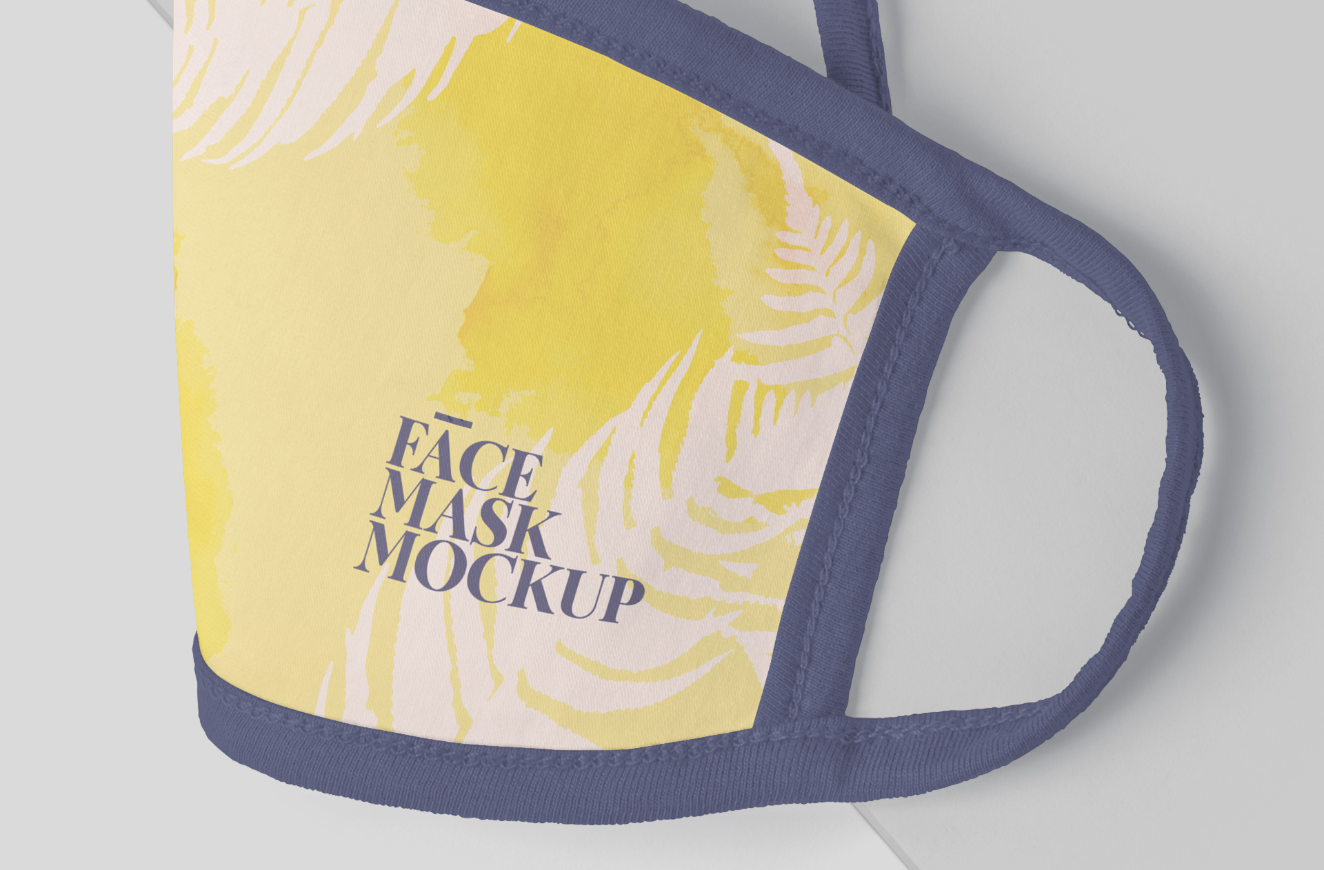branded fabric mask