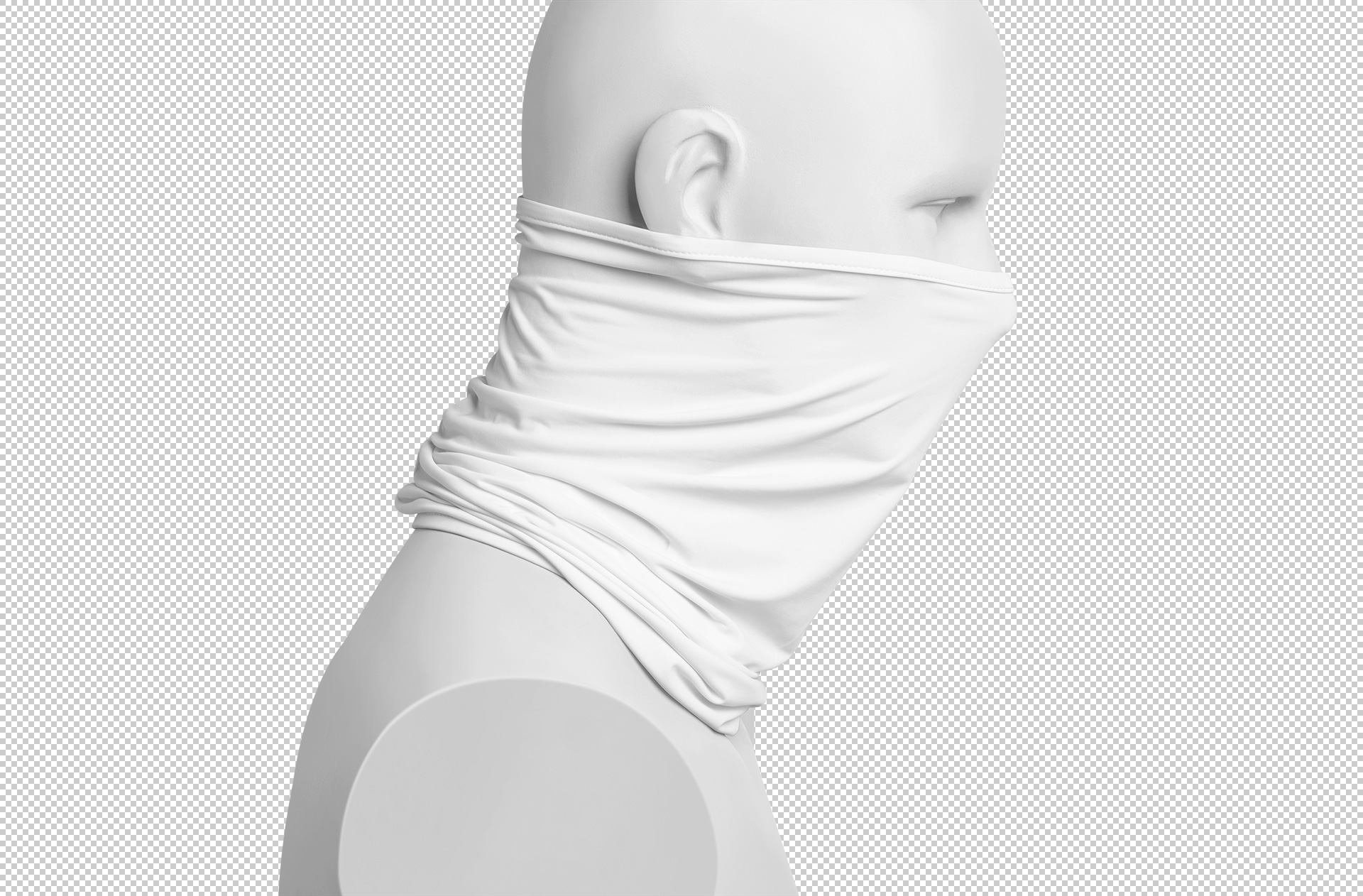 adjustable face covering