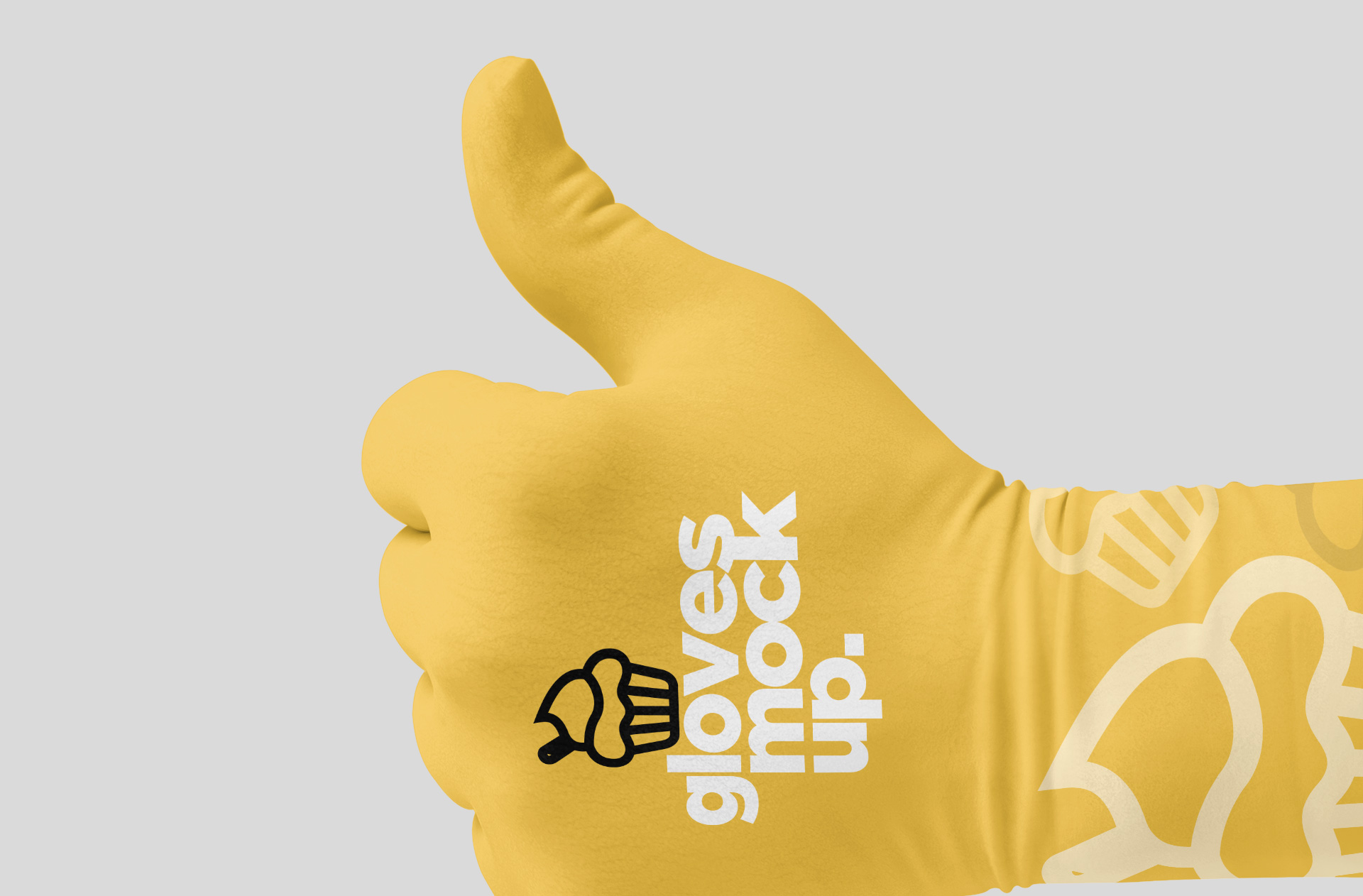 smart object gloves PSD