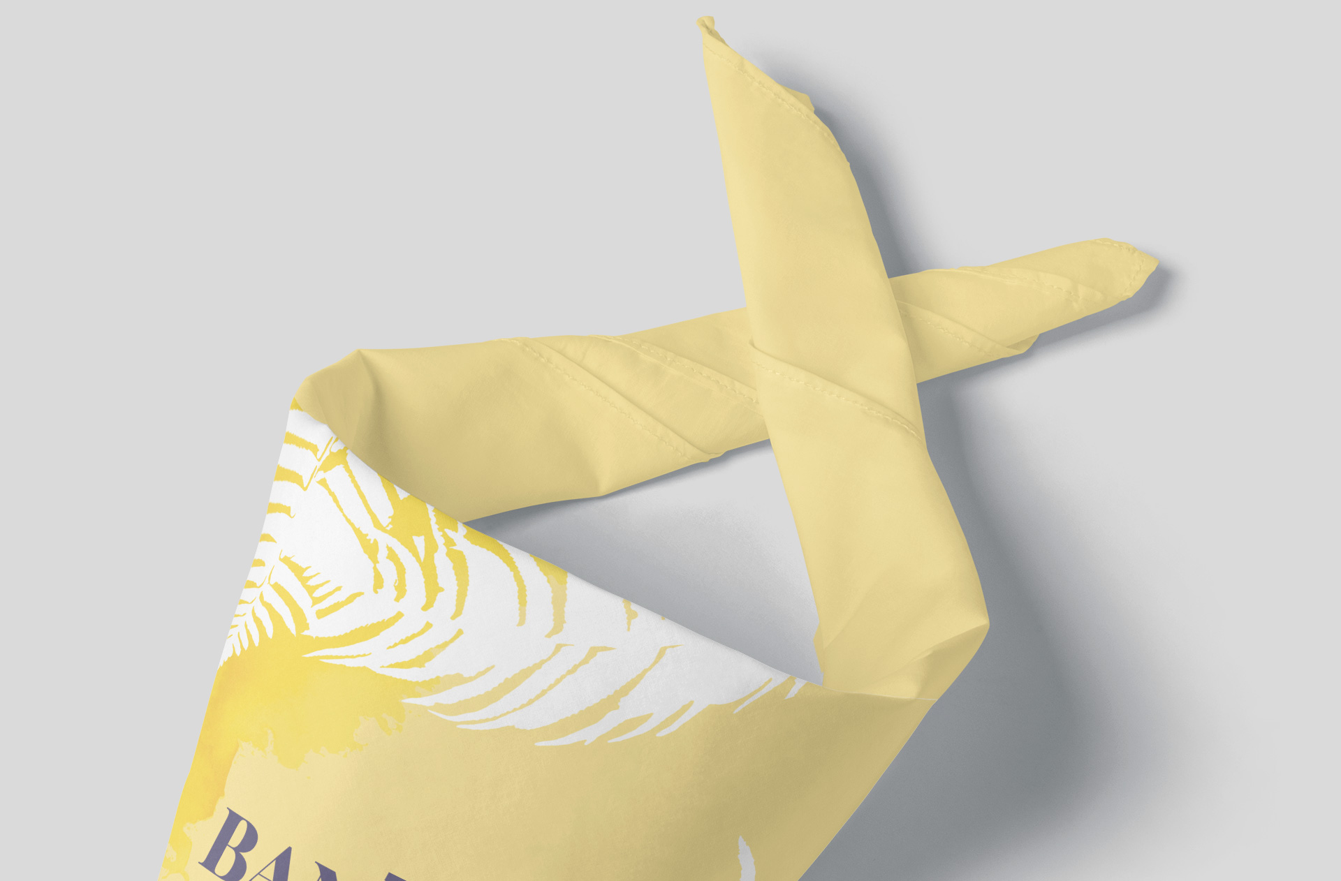 adjustable bandana mockup