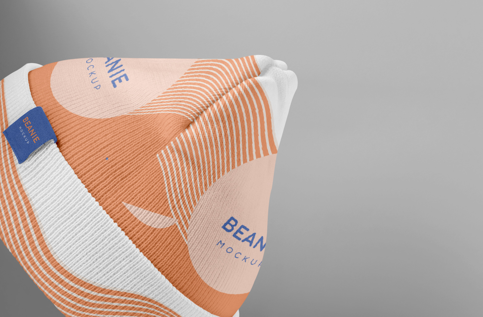 high-resolution beanie mockup