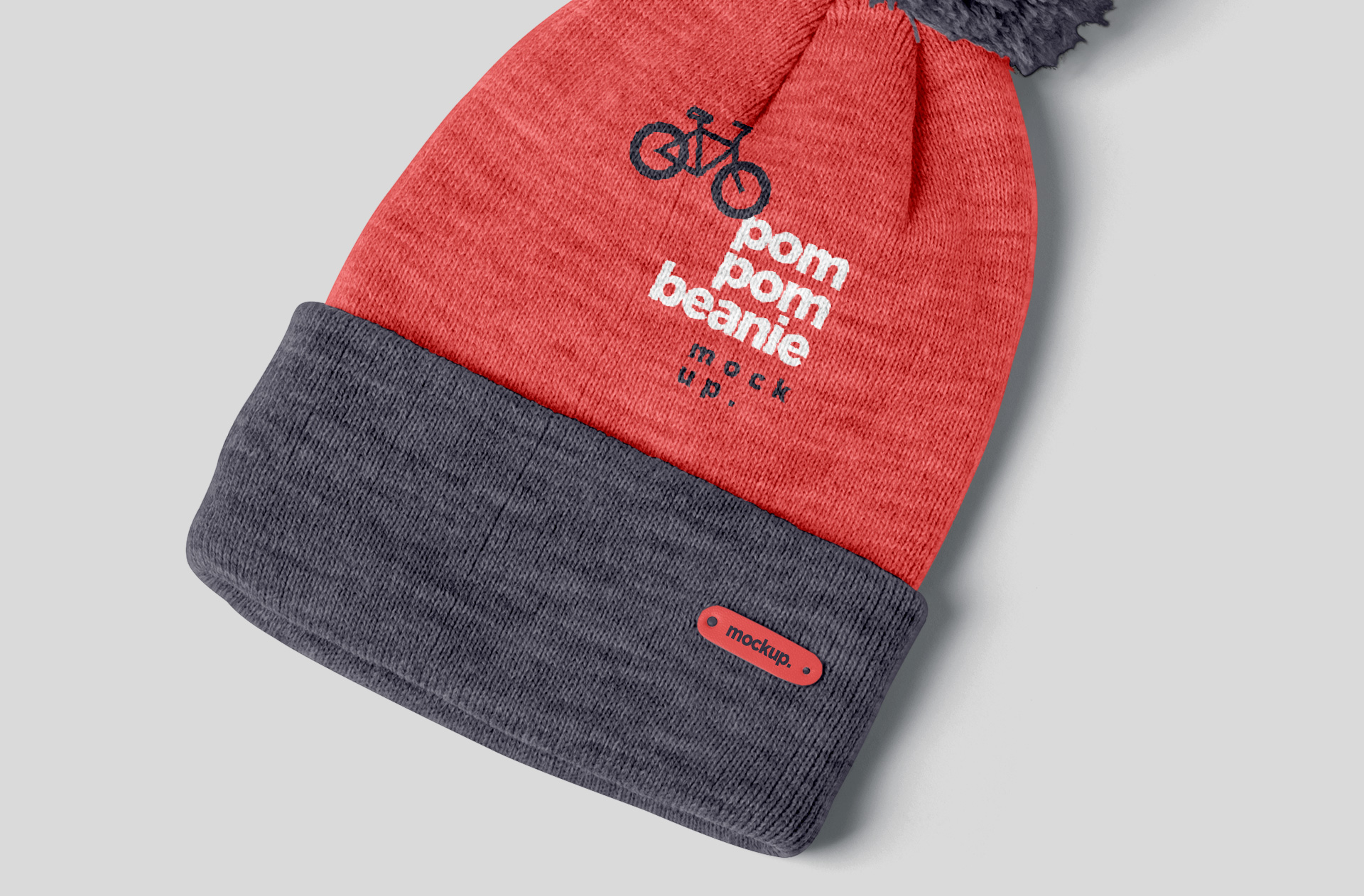 high-resolution beanie mockup