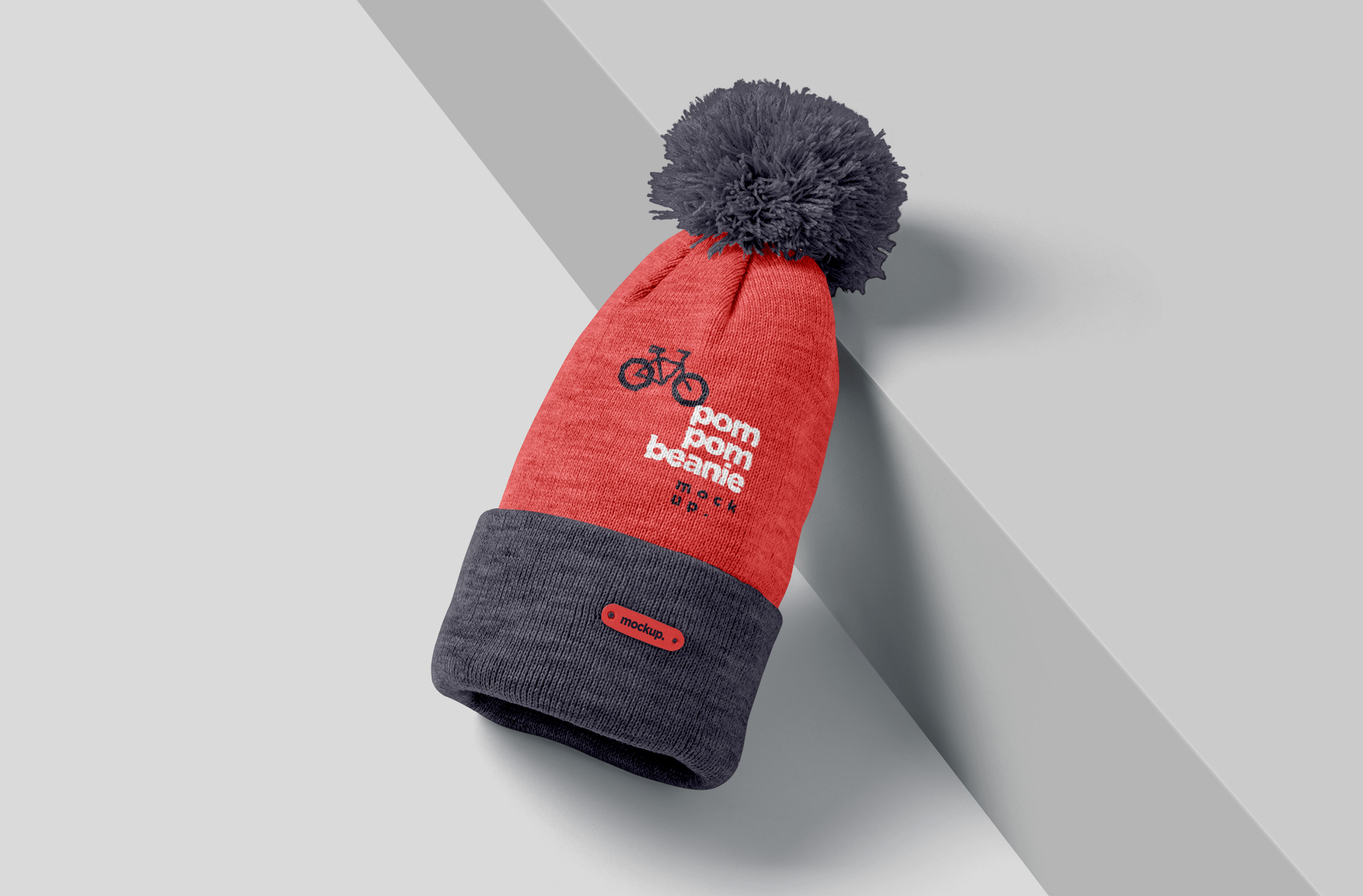 Premium Wool Pom Beanie Mockup for Branding