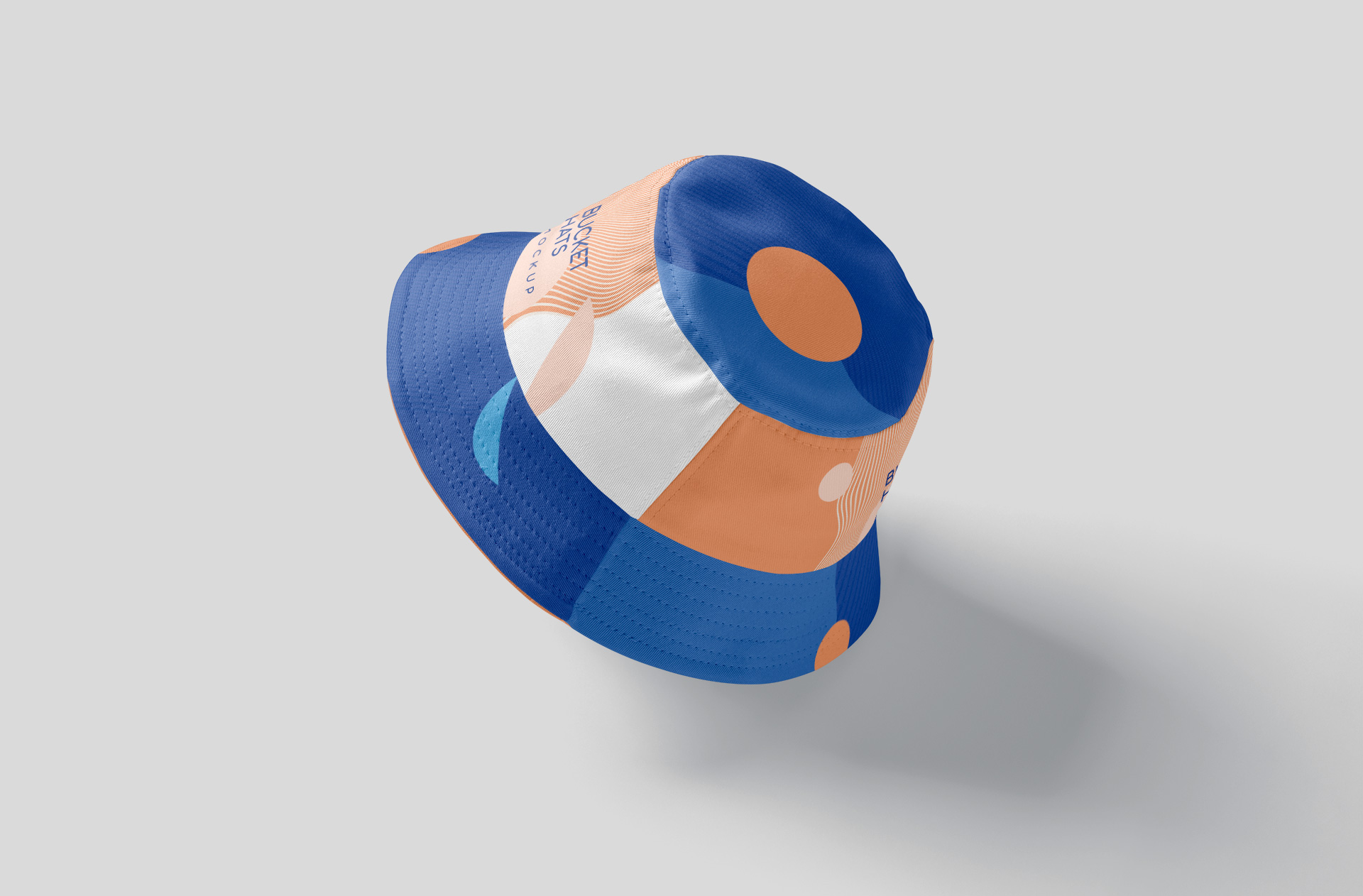 Bucket Hat Mockup Top Down View