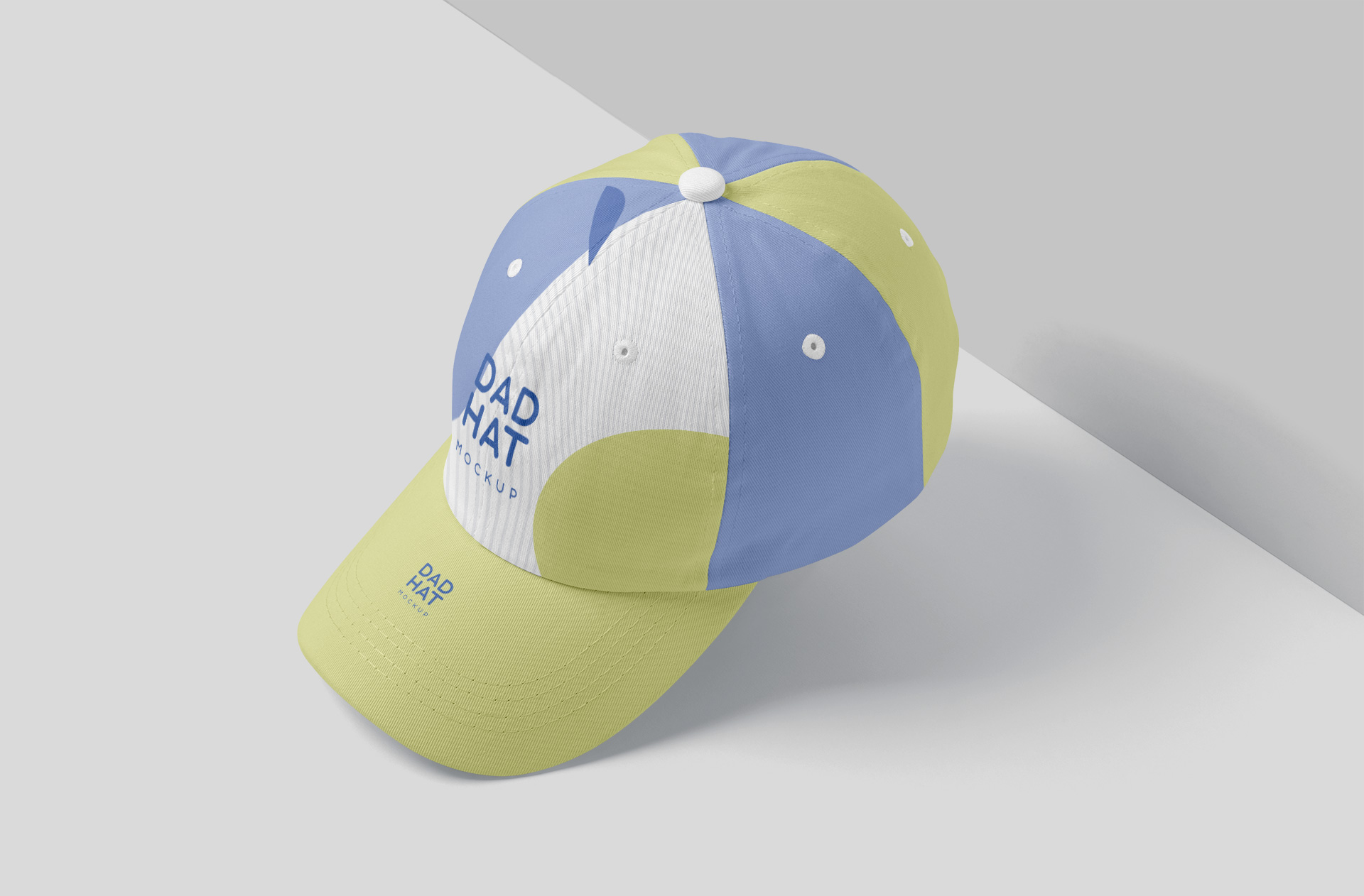 Dad Hat Mockup Top View