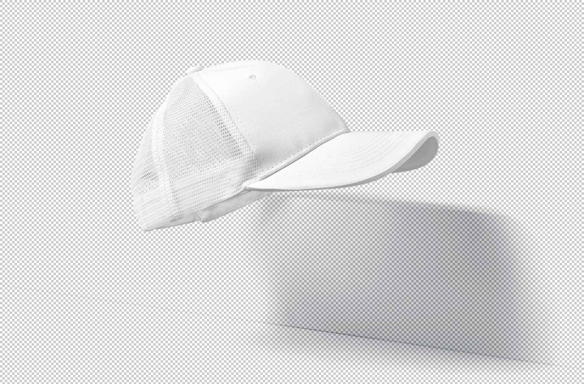 adjustable cap mock-up