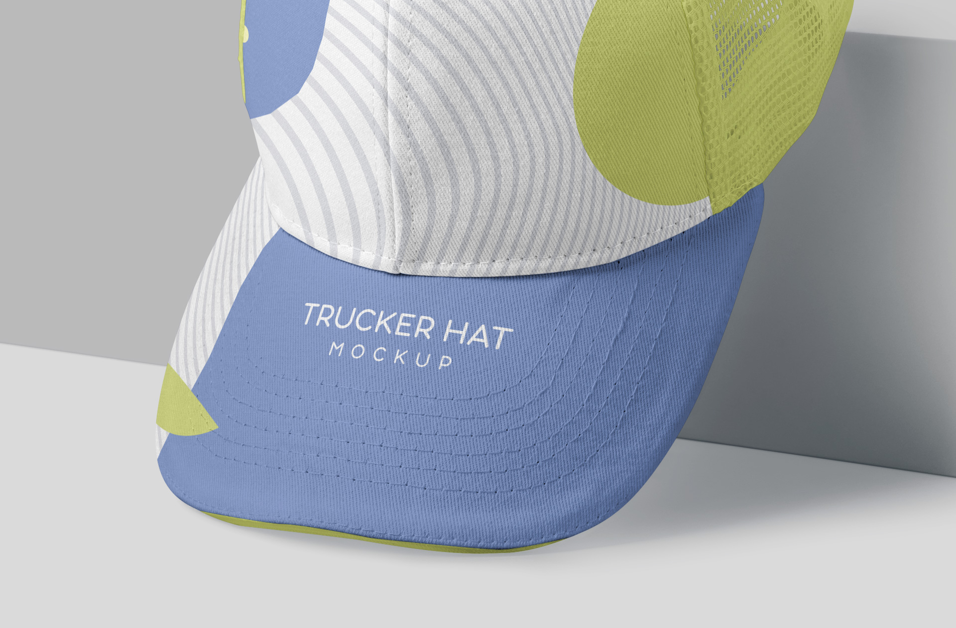 angled cap mock-up