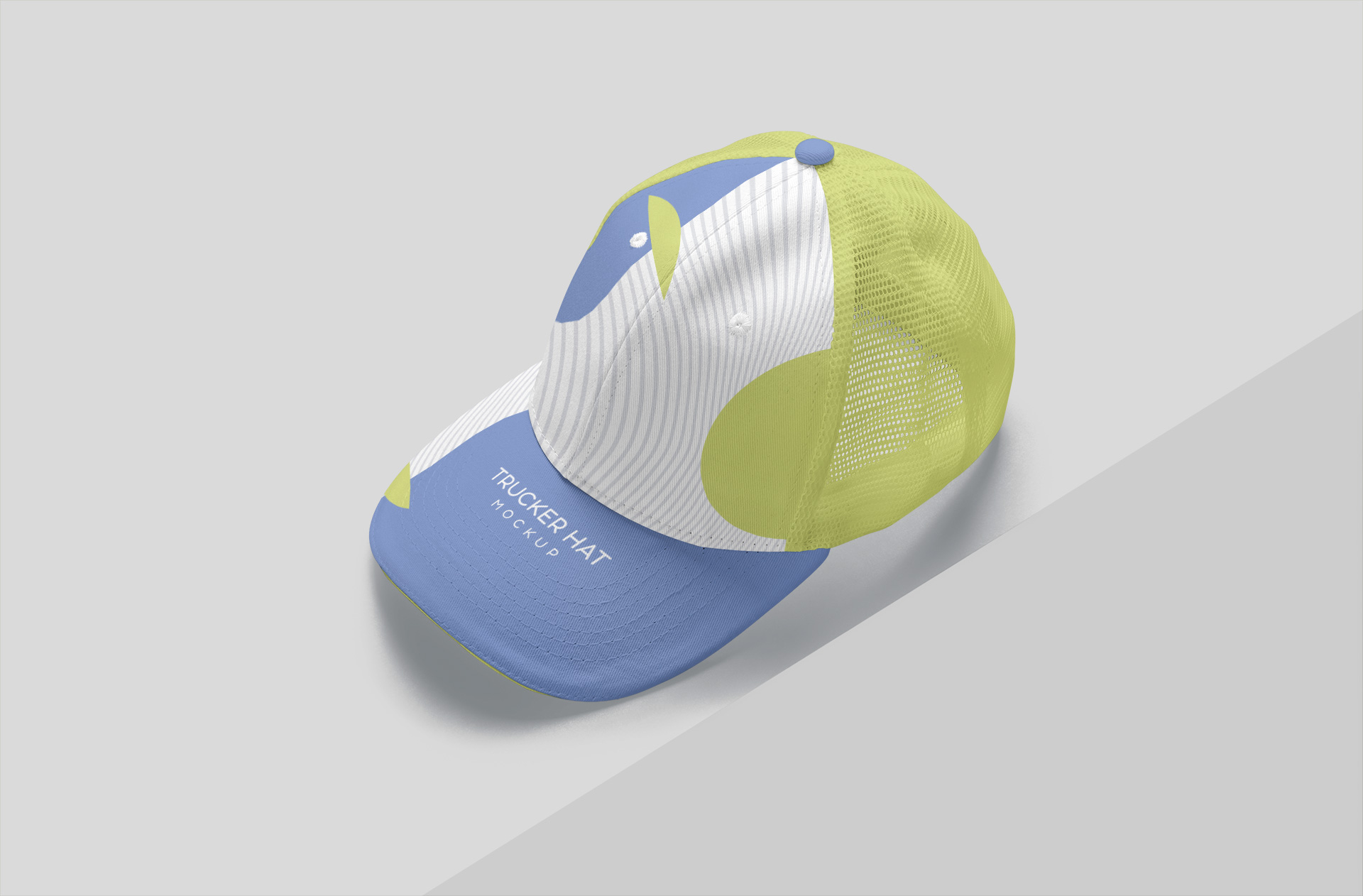 Trucker Hat Mockup Top View