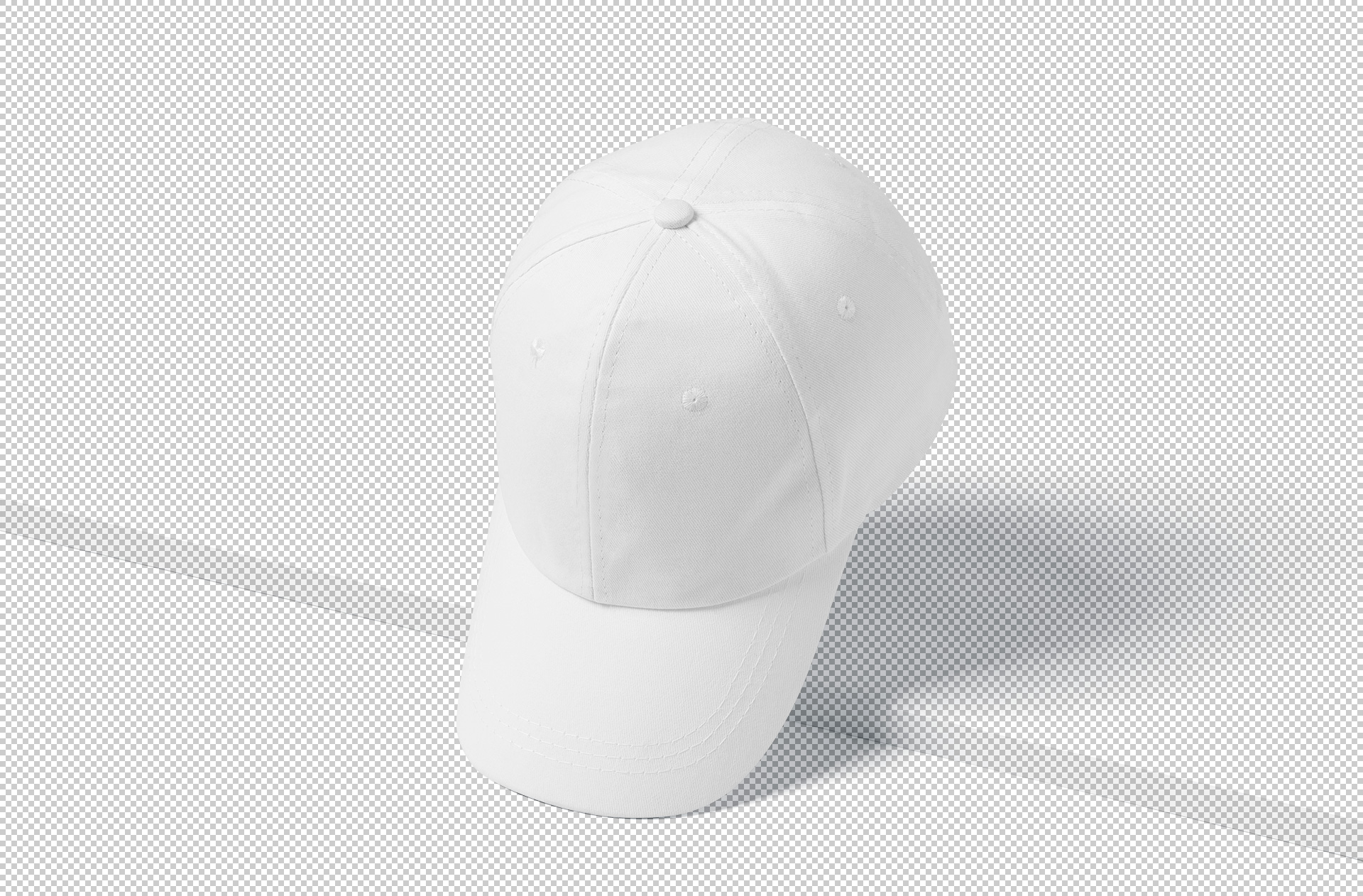 adjustable cap mock-up