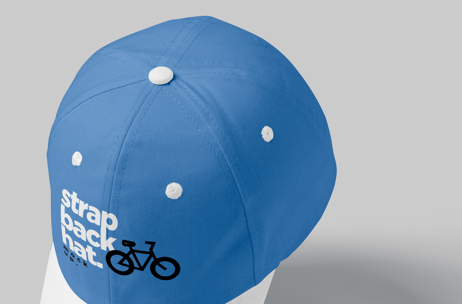 adjustable cap mock-up