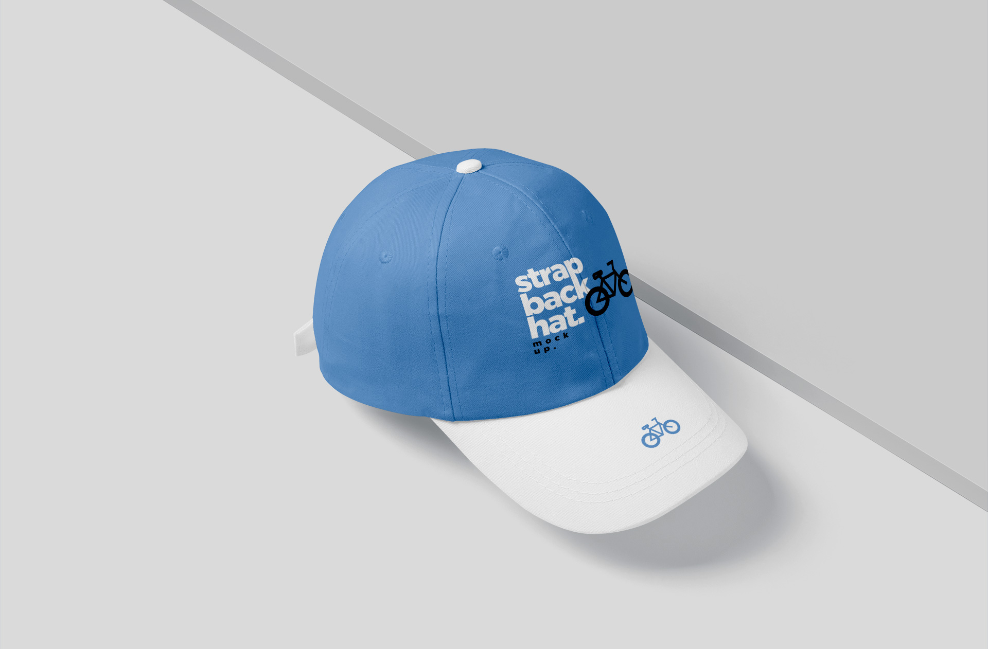 Strapback Hat Mockup Side View