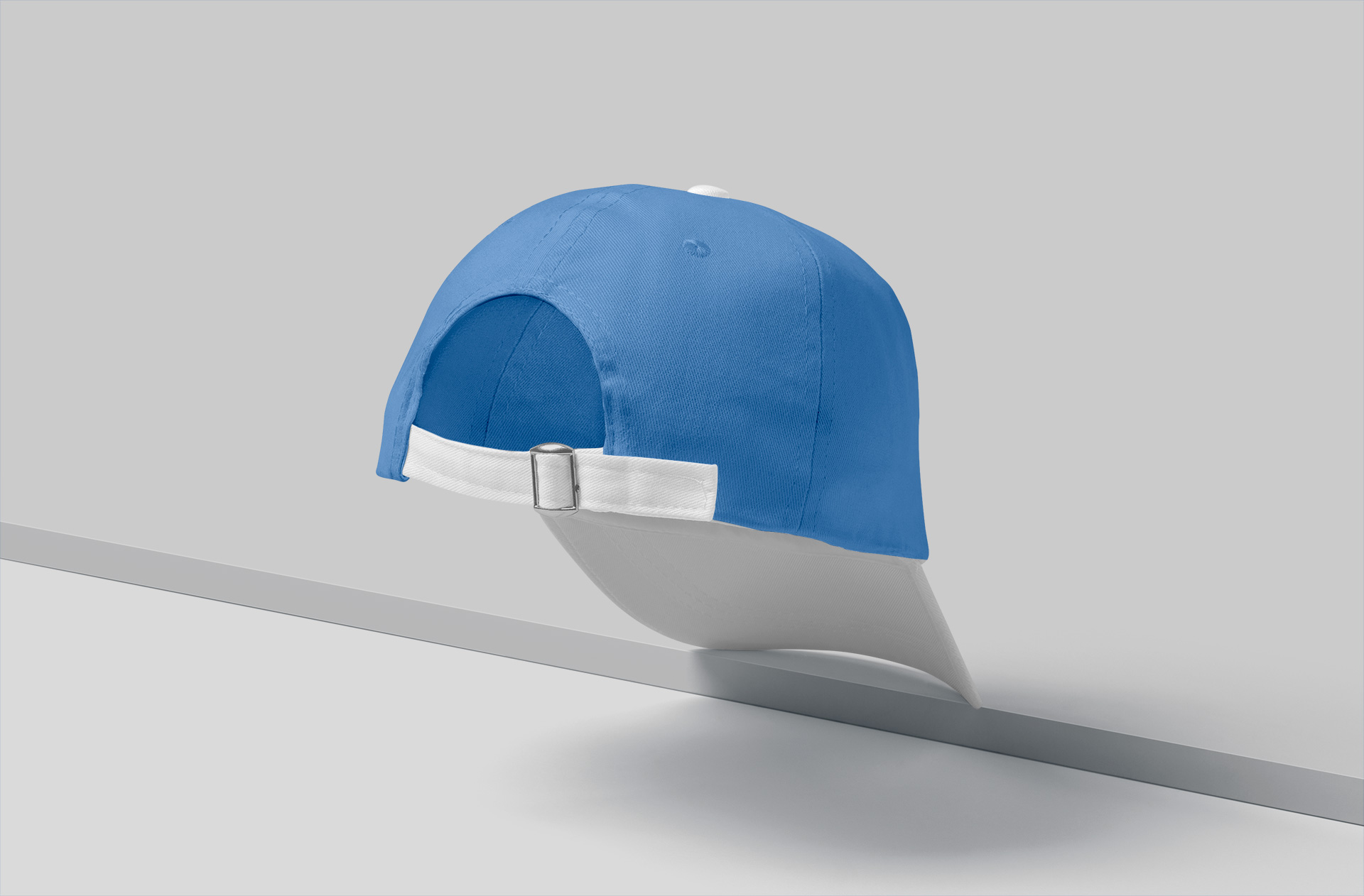 Strapback Hat Mockup Back View