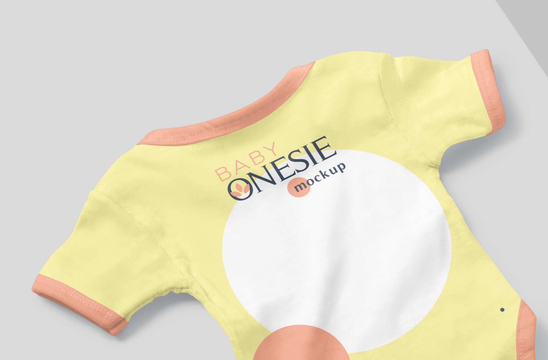 baby bodysuit mockup