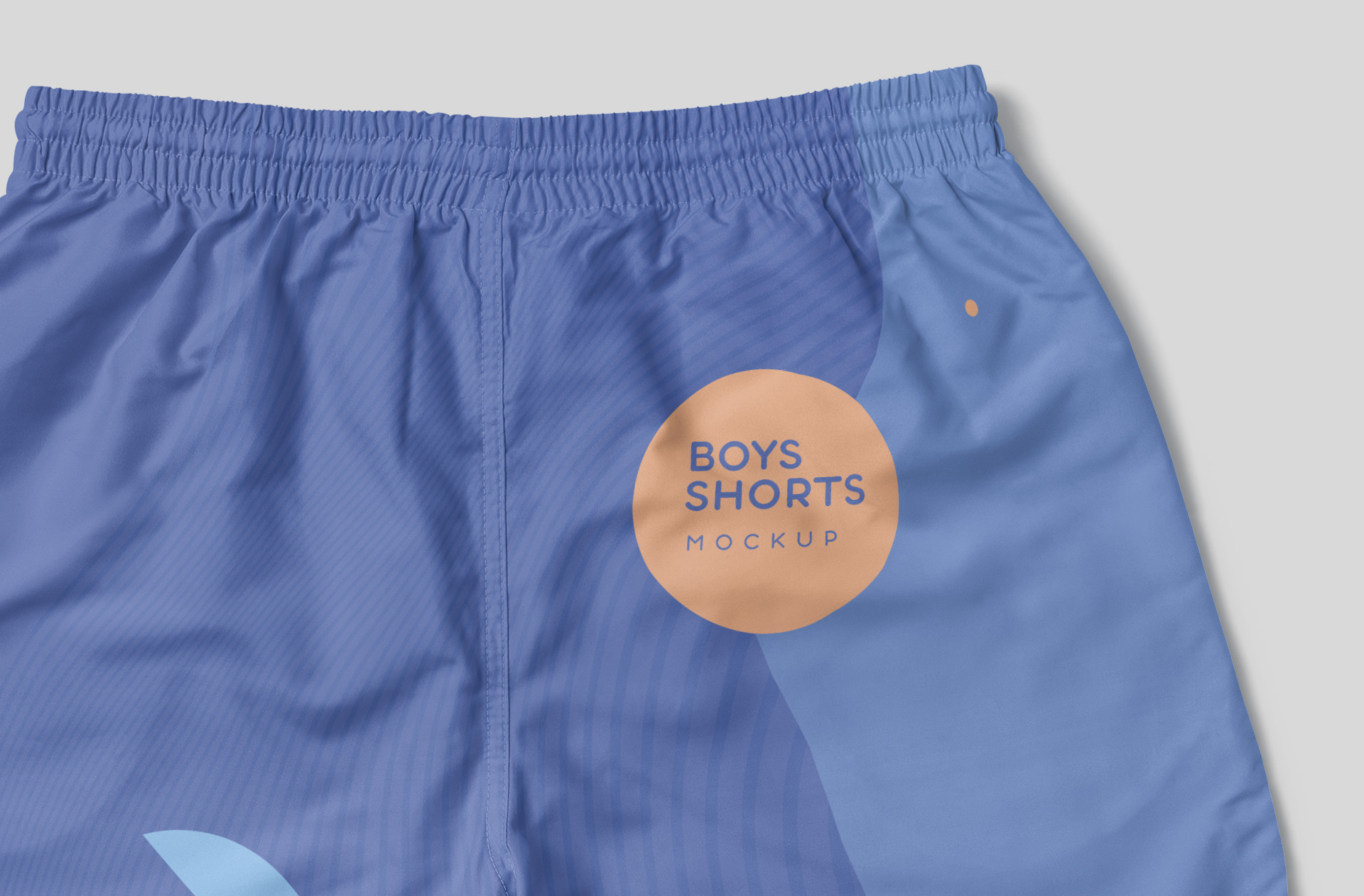 back view shorts mock-up