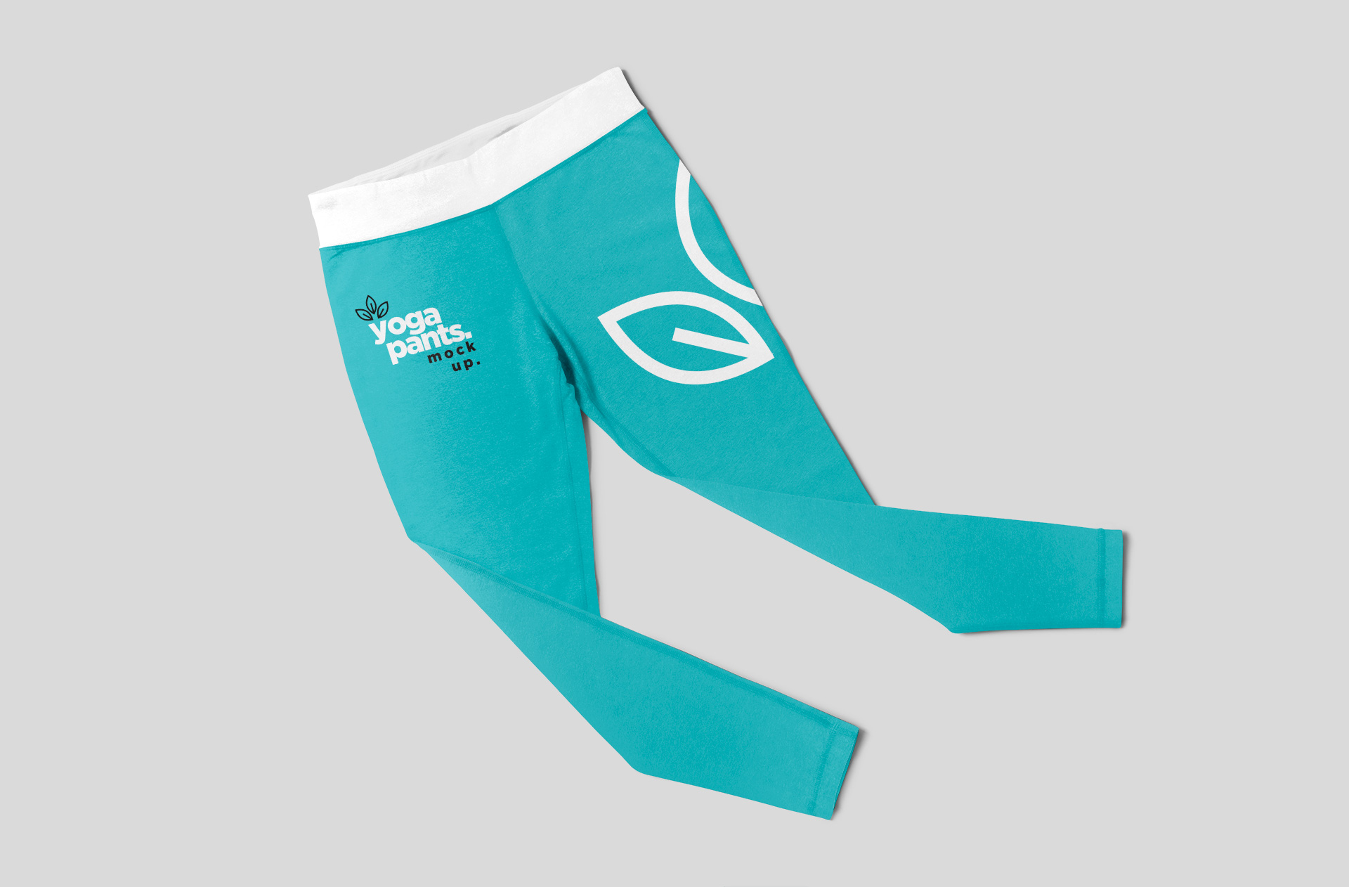 Yoga Pants Mockup Angled View